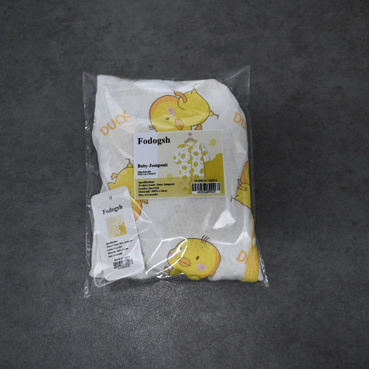 Fodogsh Button Jumpsuit Romper Infant Long Sleeve Knit Cotton Outfits Clothes for Baby Boy Girl