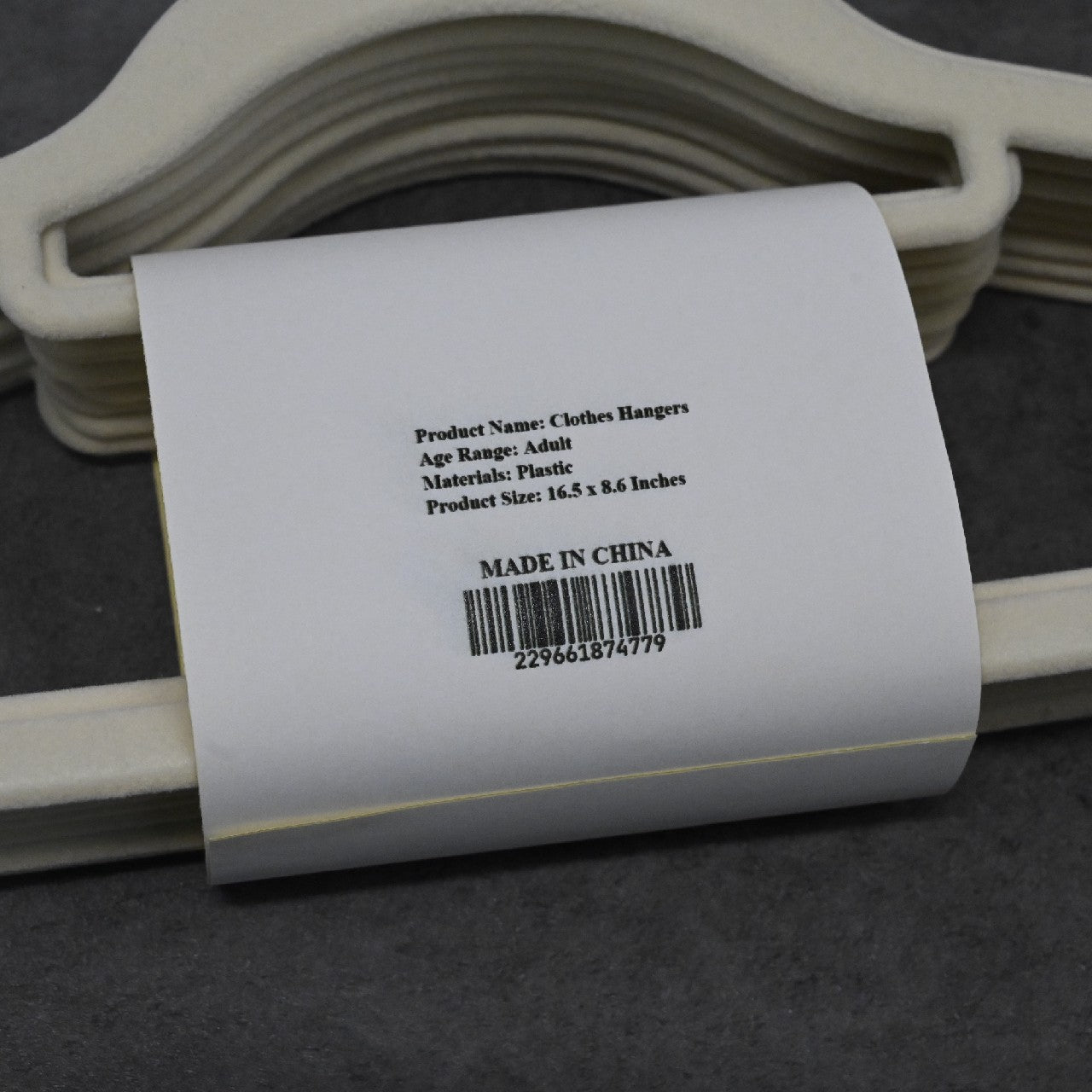 DUNTRKDU High-Grade Flocking Hanger Magic Hanger Seamless Non-Slip Adult Plastic Hanger