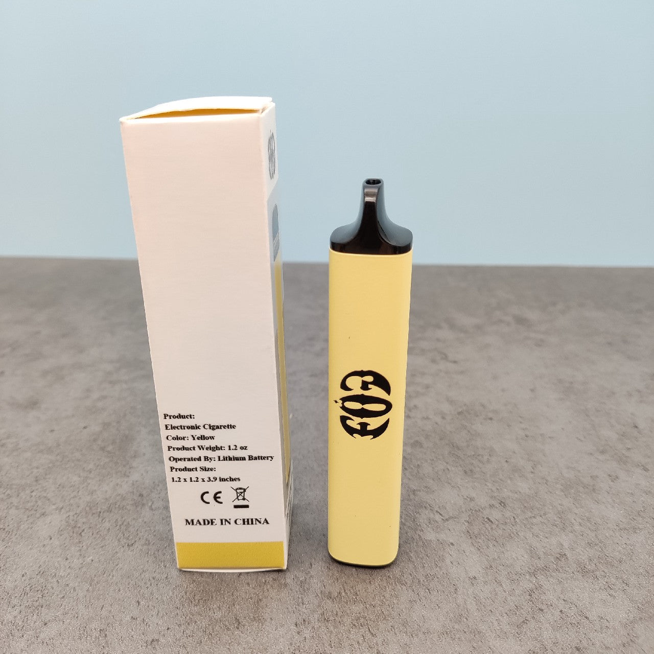 Electronic Cigarette Smokeless and Safer Electronic Cigarette, Yellow