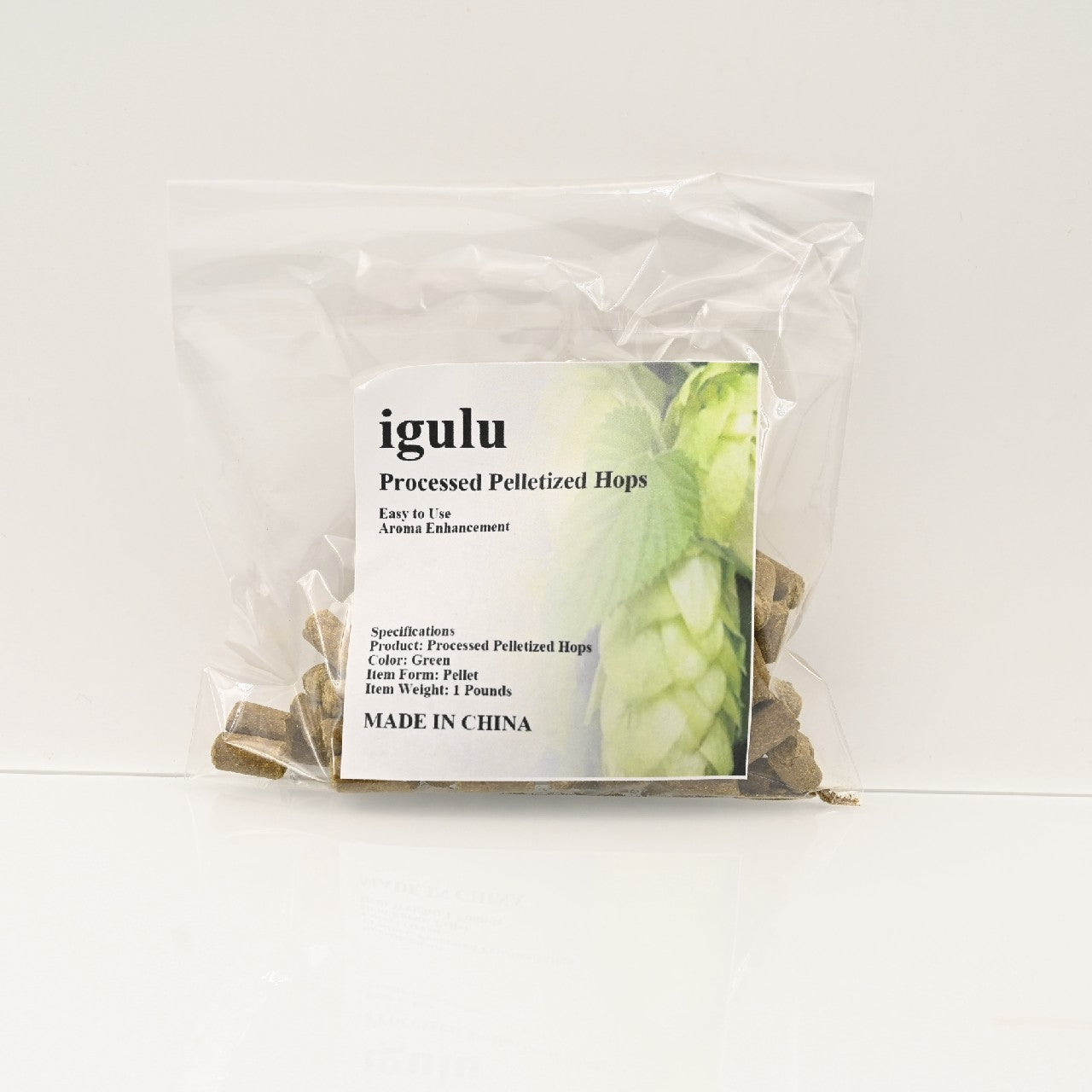 igulu 1PC Processed Hops for Use in Making Beer Dried Hop Pellets for Beer Making at Home, 1lb