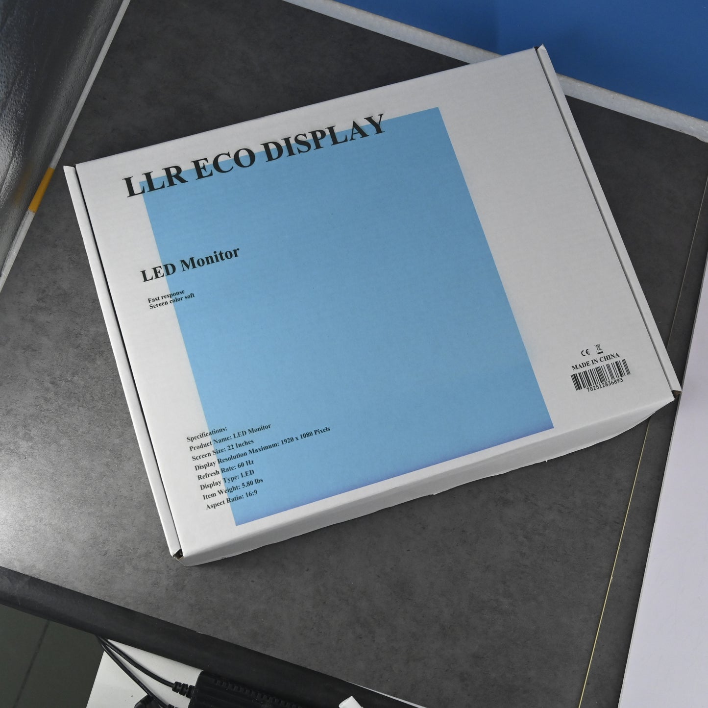 LLR ECO DISPLAY 22 Inches 1080p LED Monitor Professional Thin Computer Monitor