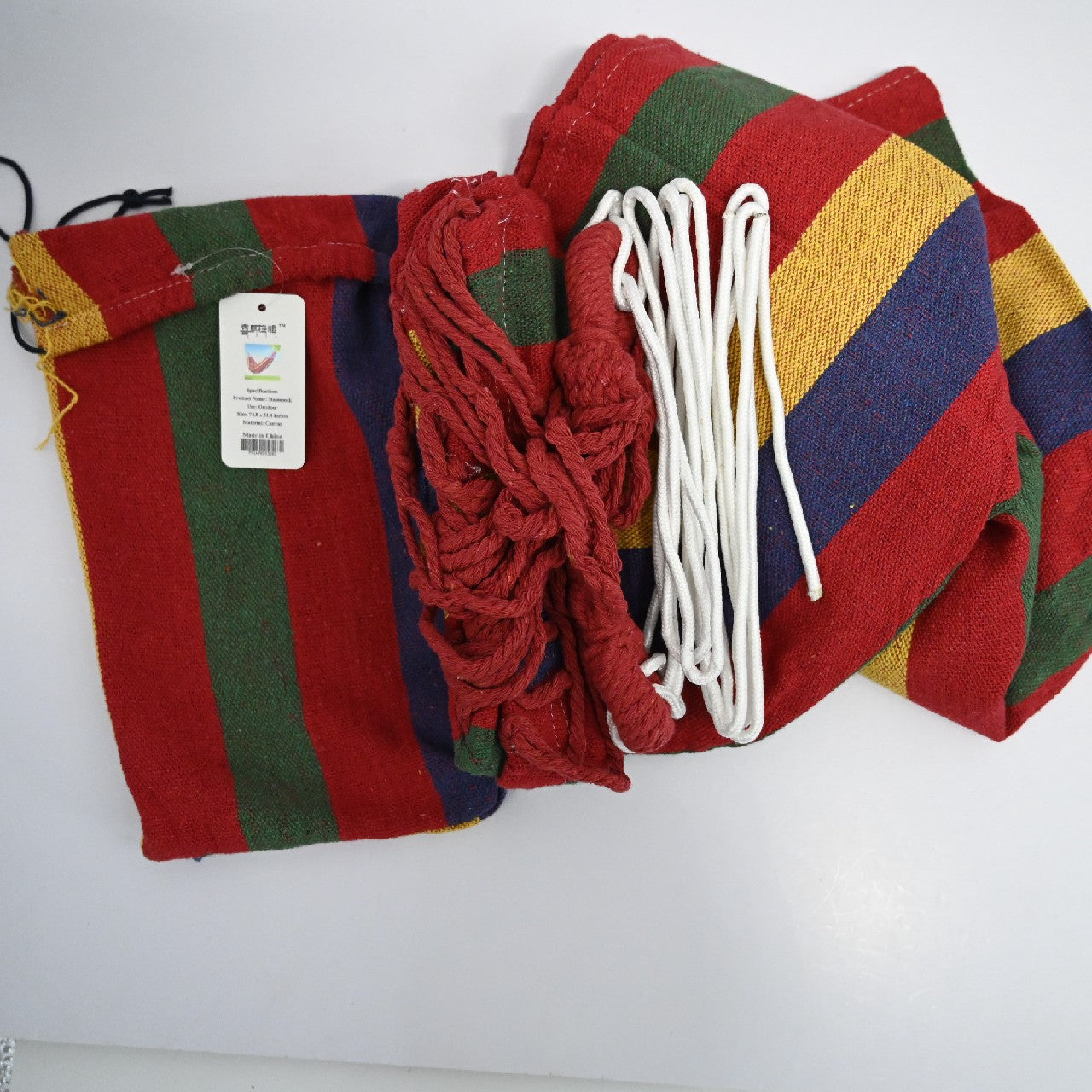 Outdoor Hammock Portable Garden Hammock Travel Camping Swing Canvas Hammock