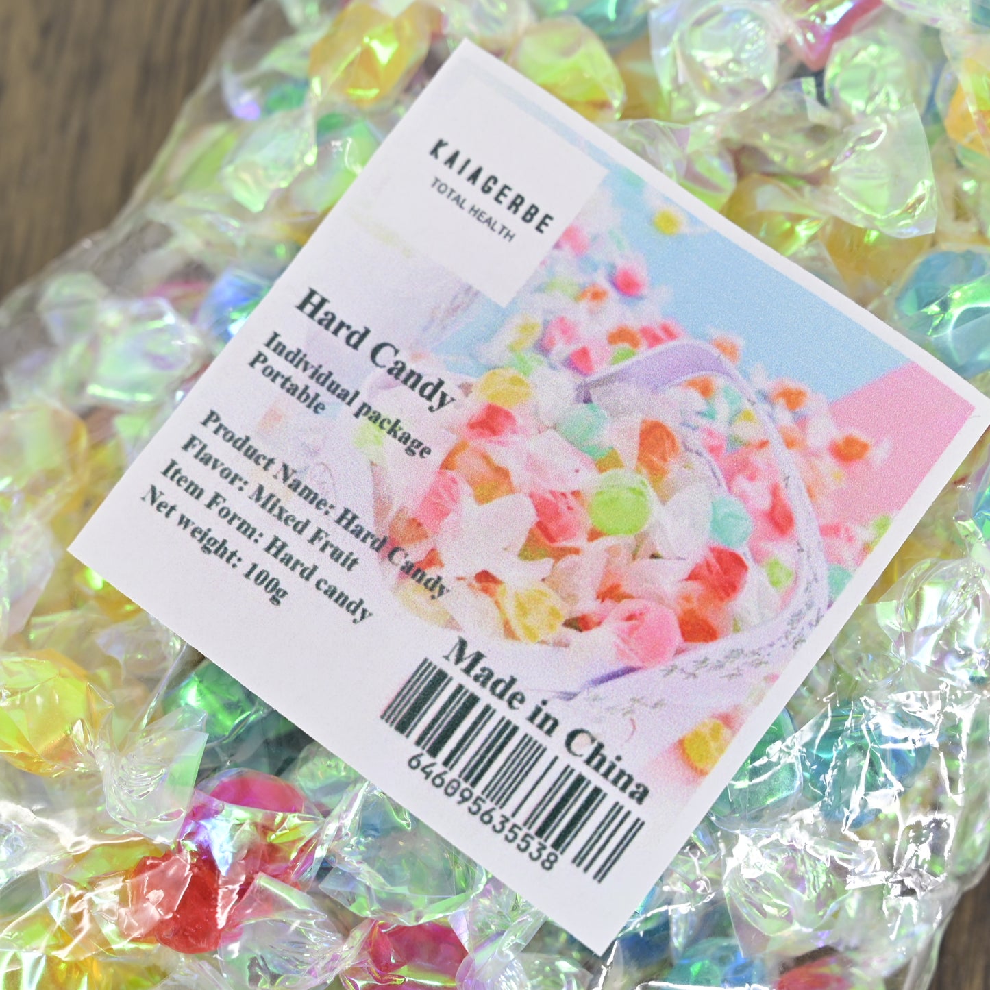 KAIAGERBE TOTAL HEALTH Mixed Fruit Flavored Hard Candy Snacks Sugar Wedding Sugar