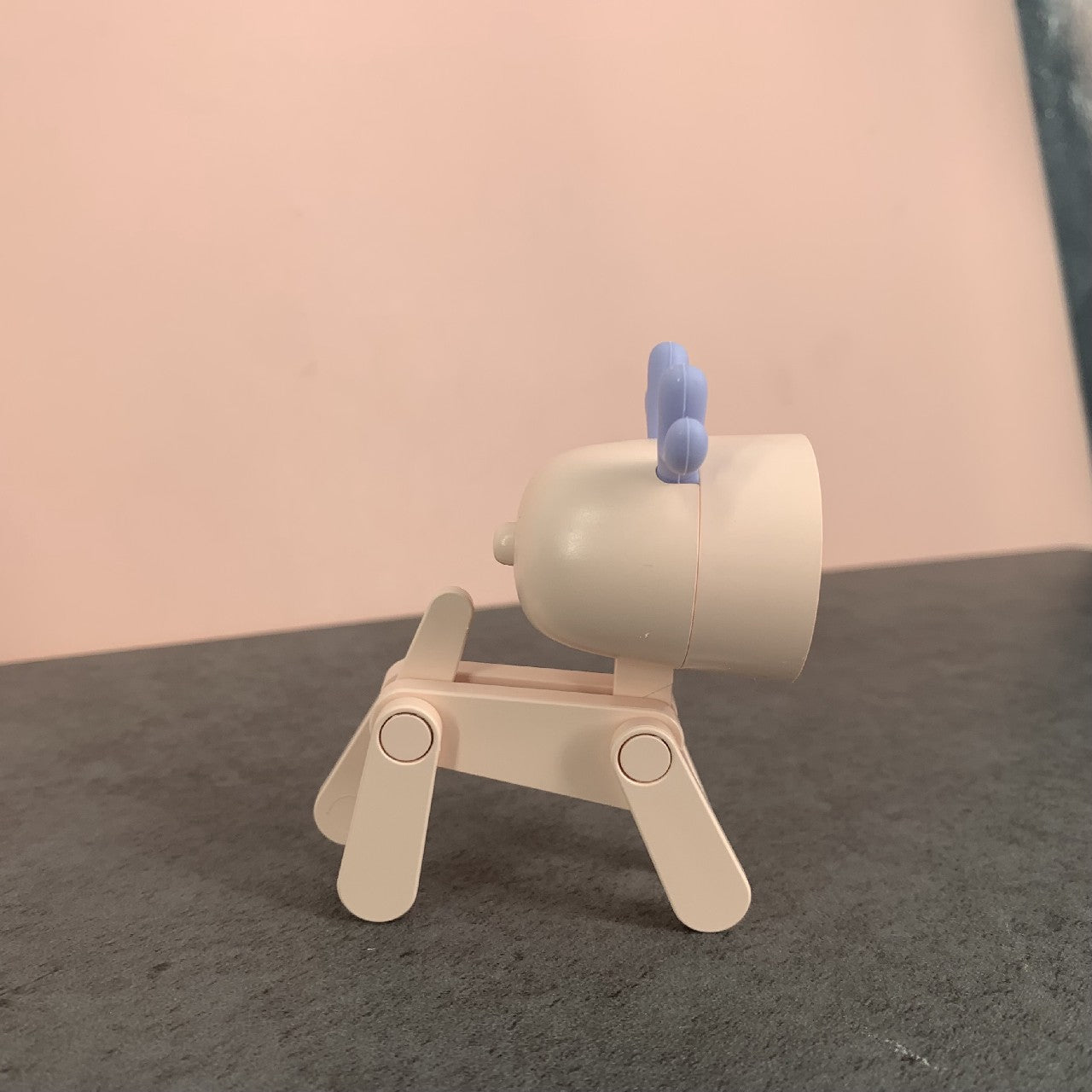 JIEZEE Pink Cartoon Cute Mini Desk Lamp for Home Office