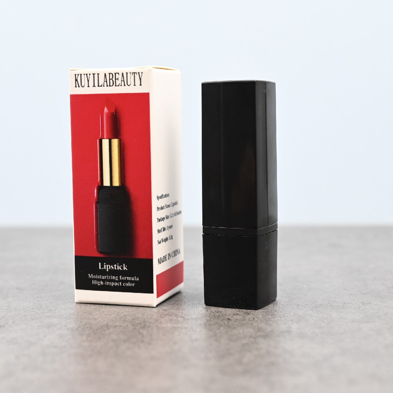 KUYILABEAUTY Long Lasting Velvet Matte Lip Gloss Lipstick Lip Makeup Nonstick Cup