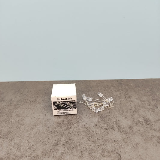 EchosLife 8 pcs 20mA LED Diode Lights Lighting Bulb Lamp Light Emitting Diodes Parts