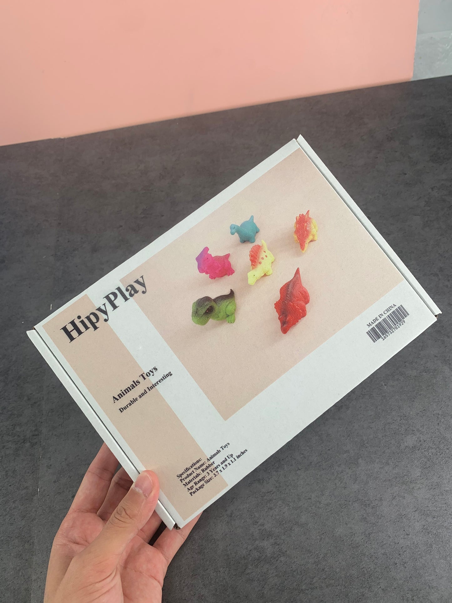 HipyPlay 6Pcs Mini Animals Figures Toys Set Party Favors for Kids