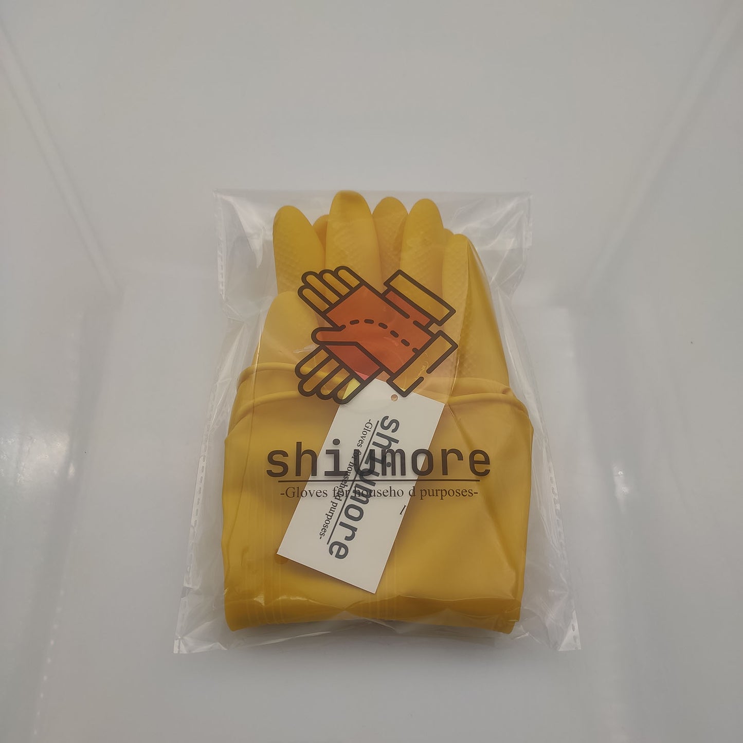 shiumore Rubber Household Gloves in Yellow