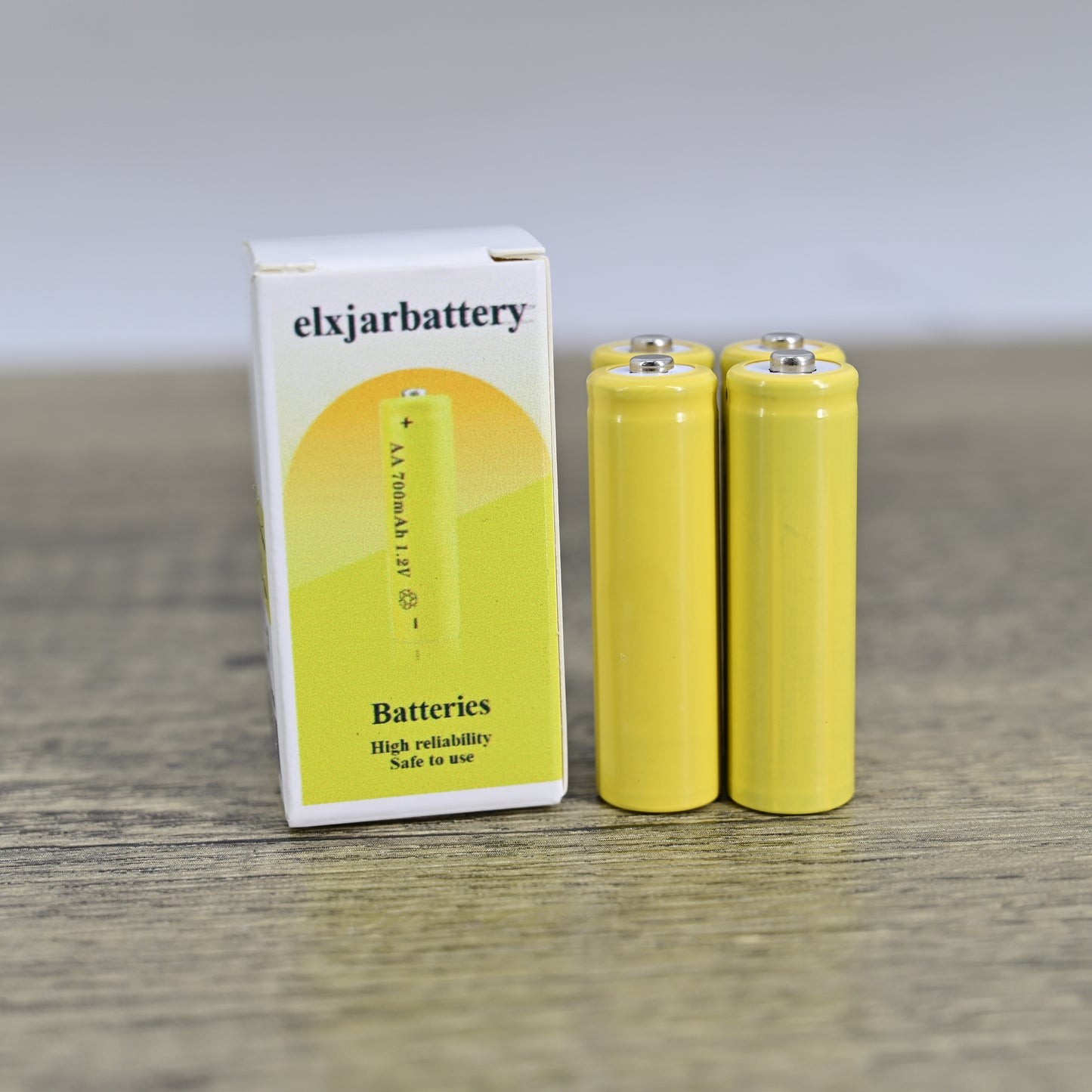 elxjarbattery NiCd AA 700mAh 1.2V Rechargeable Batteries for Solar Lights