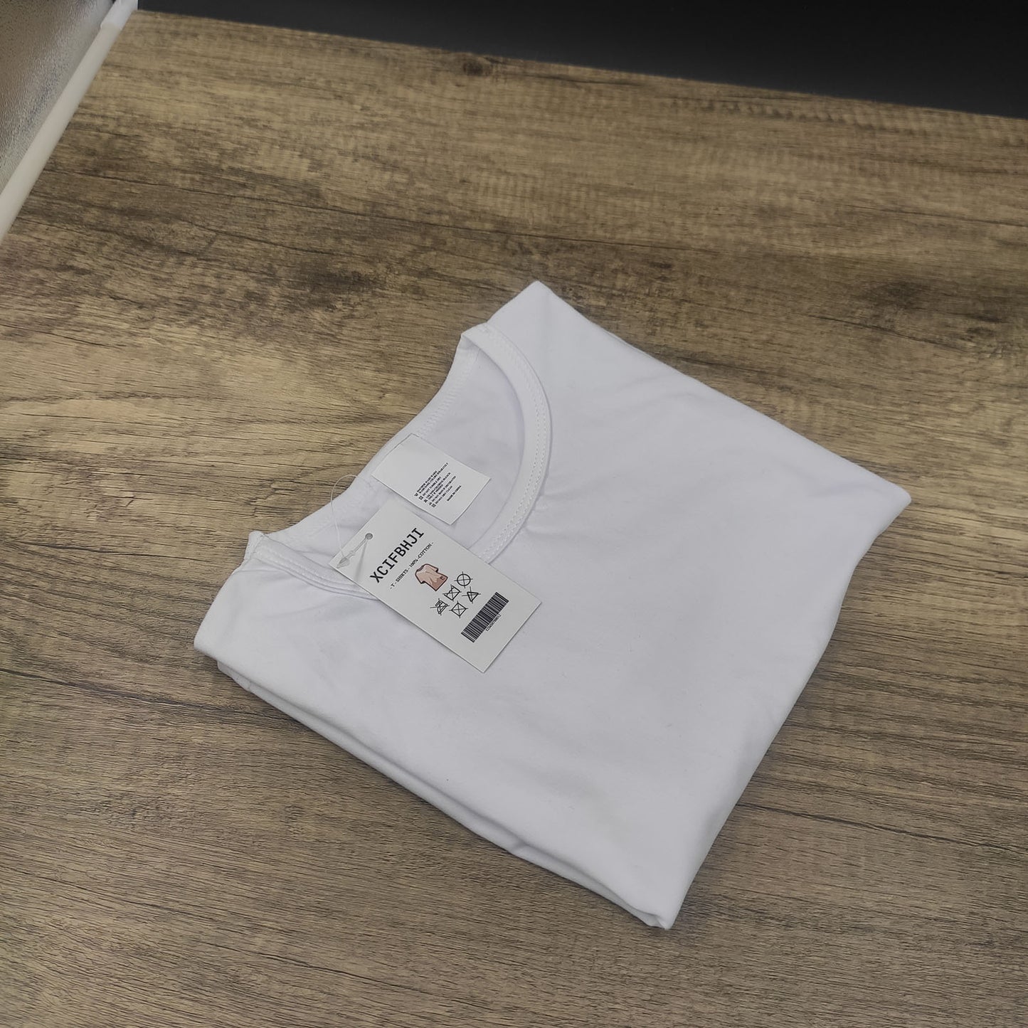 XCIFBHJI Premium Cotton T-shirt in White