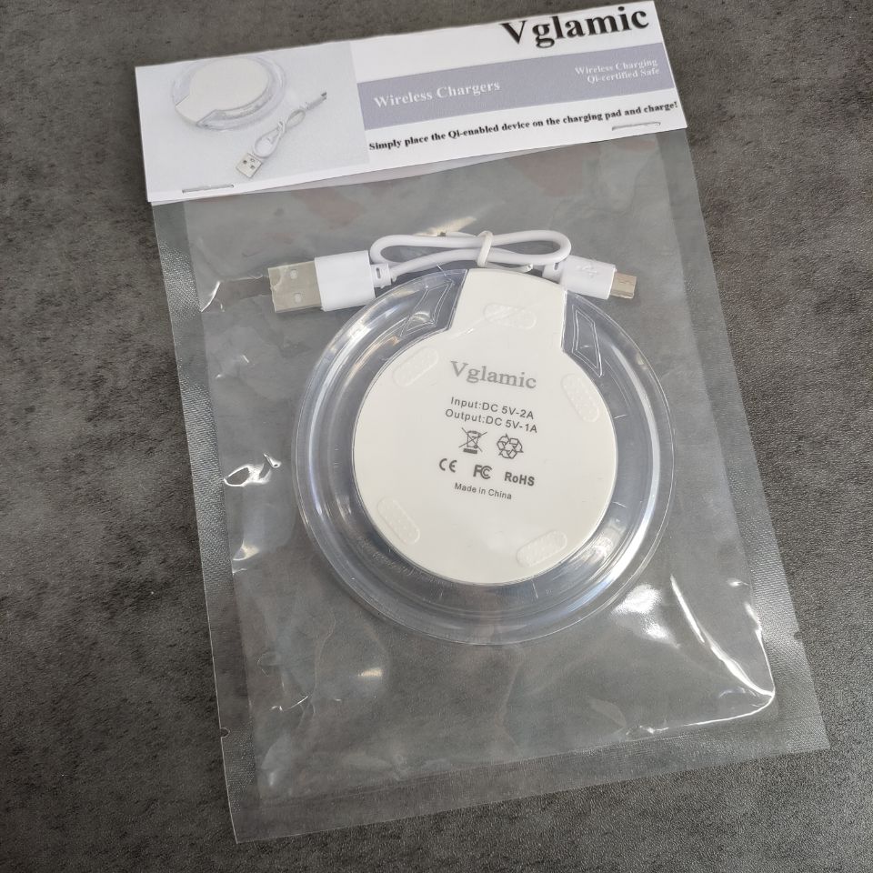 Vglamic Fast Wireless Charger Pad for Phone Charging Quick Adapter