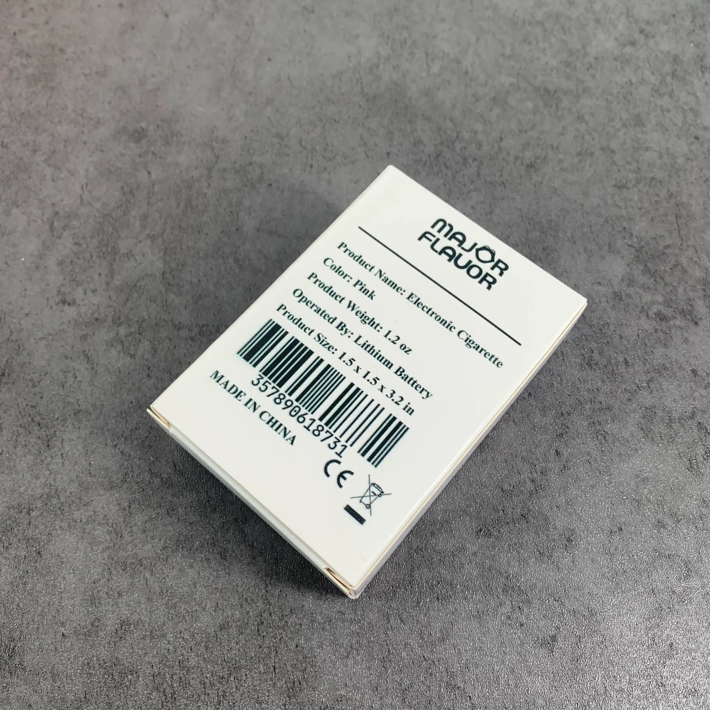 MAJOR FLAVOR Light Nicotine Peach Flavor Content E-cigarettes in Pink