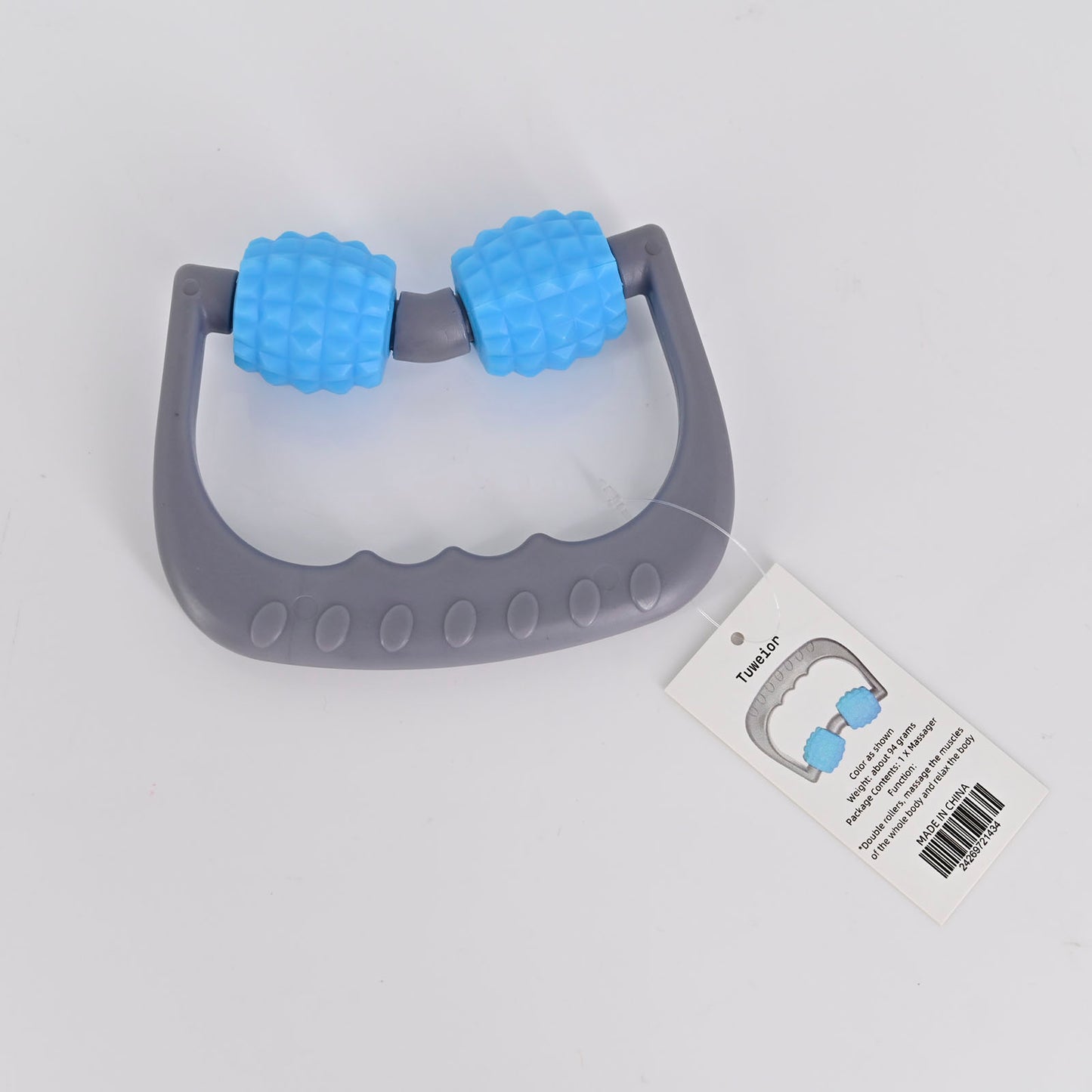 Tuweior 1pc Blue D Type Fat Control Roller Massager