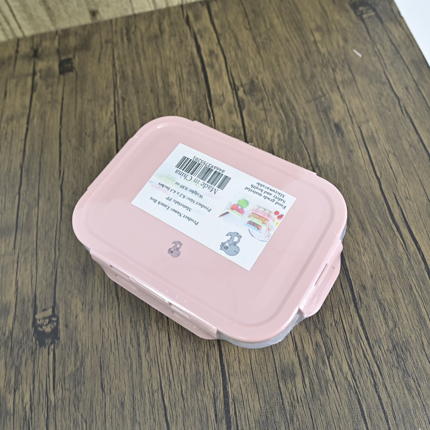 Plastic Lunch Box Bento Box Fresh-Keeping Bowl with Lid Seal Leak Proof Food Storage Box