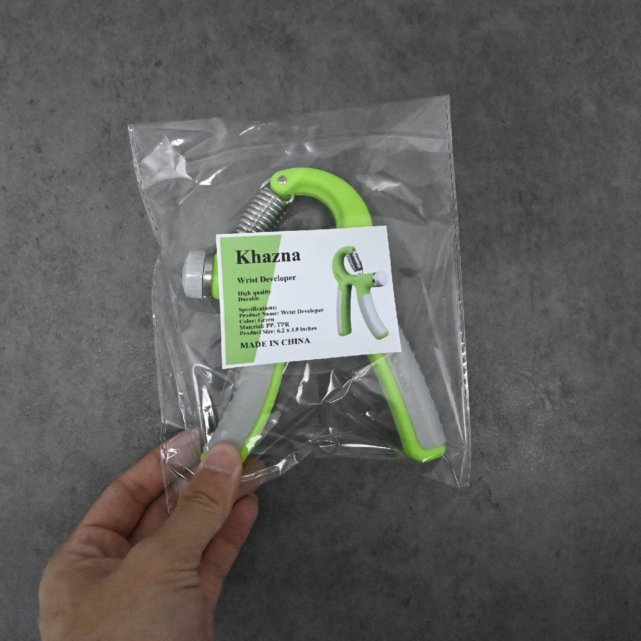 Khazna R-Type Adjustable Grip Fitness Equipment Wrist Developer