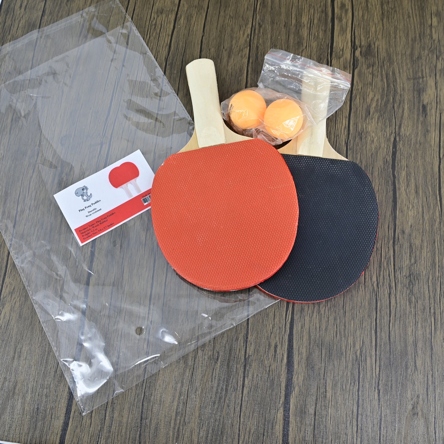 Player Table Tennis Paddle Kit with 2 Balls