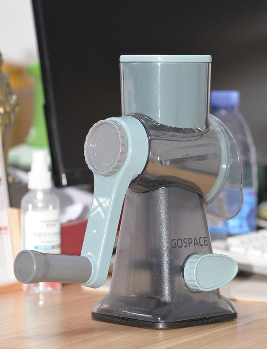 Gospace Vegetable Slicer with Handle, Manual Cutter for Fruits and Veggies