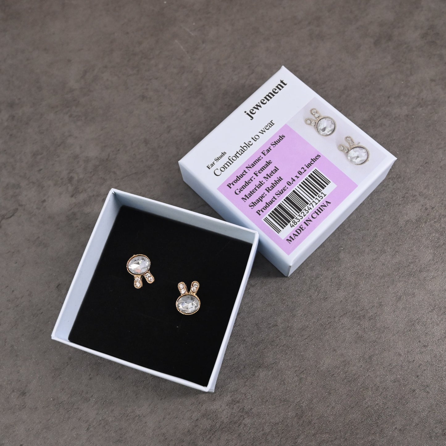 jewement Metal Stud Earrings for Women Small Unusual Earrings Fashion Jewelry