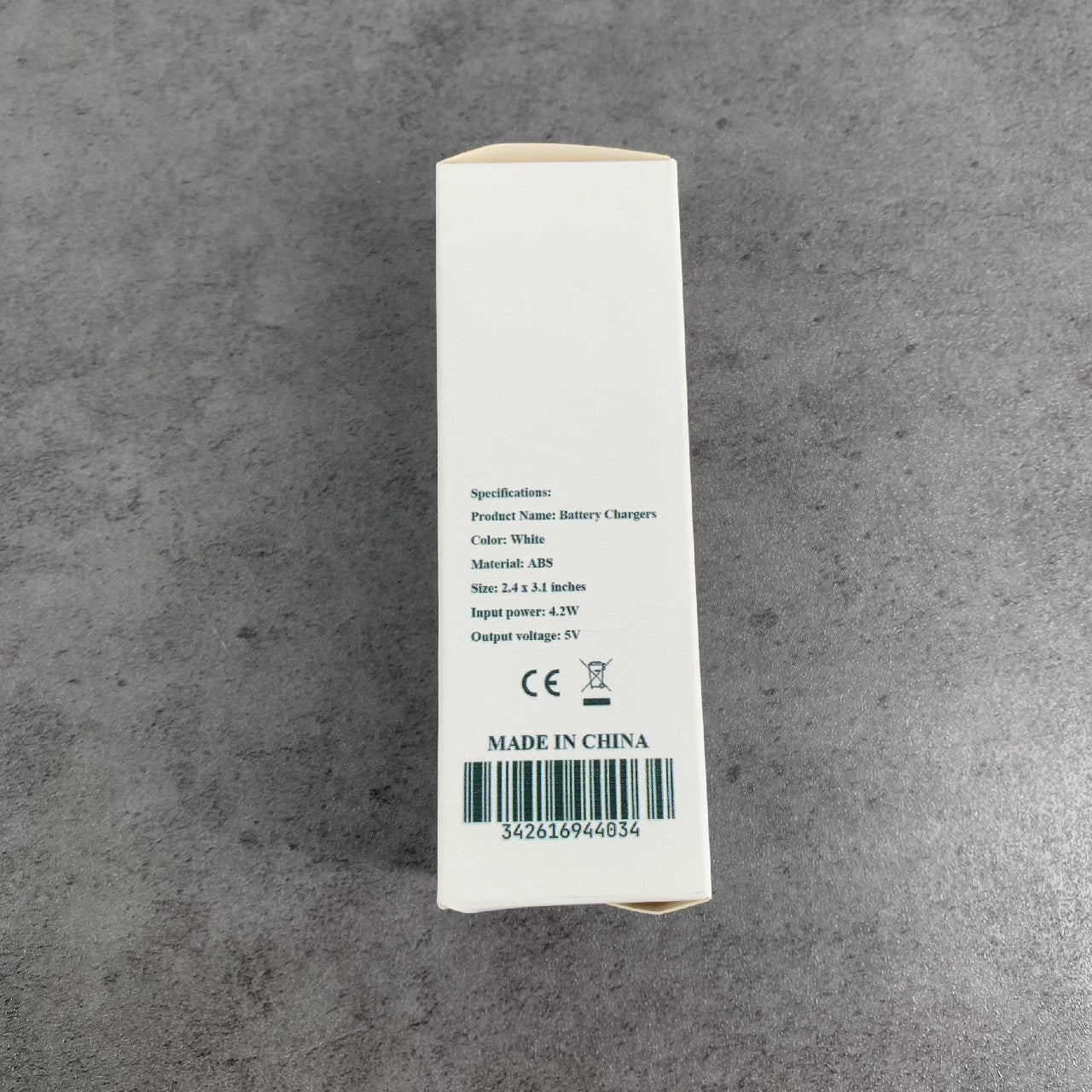 LGECOLFP 2 Charging Slots Battery Chargers for Rechargeable Batteries, White