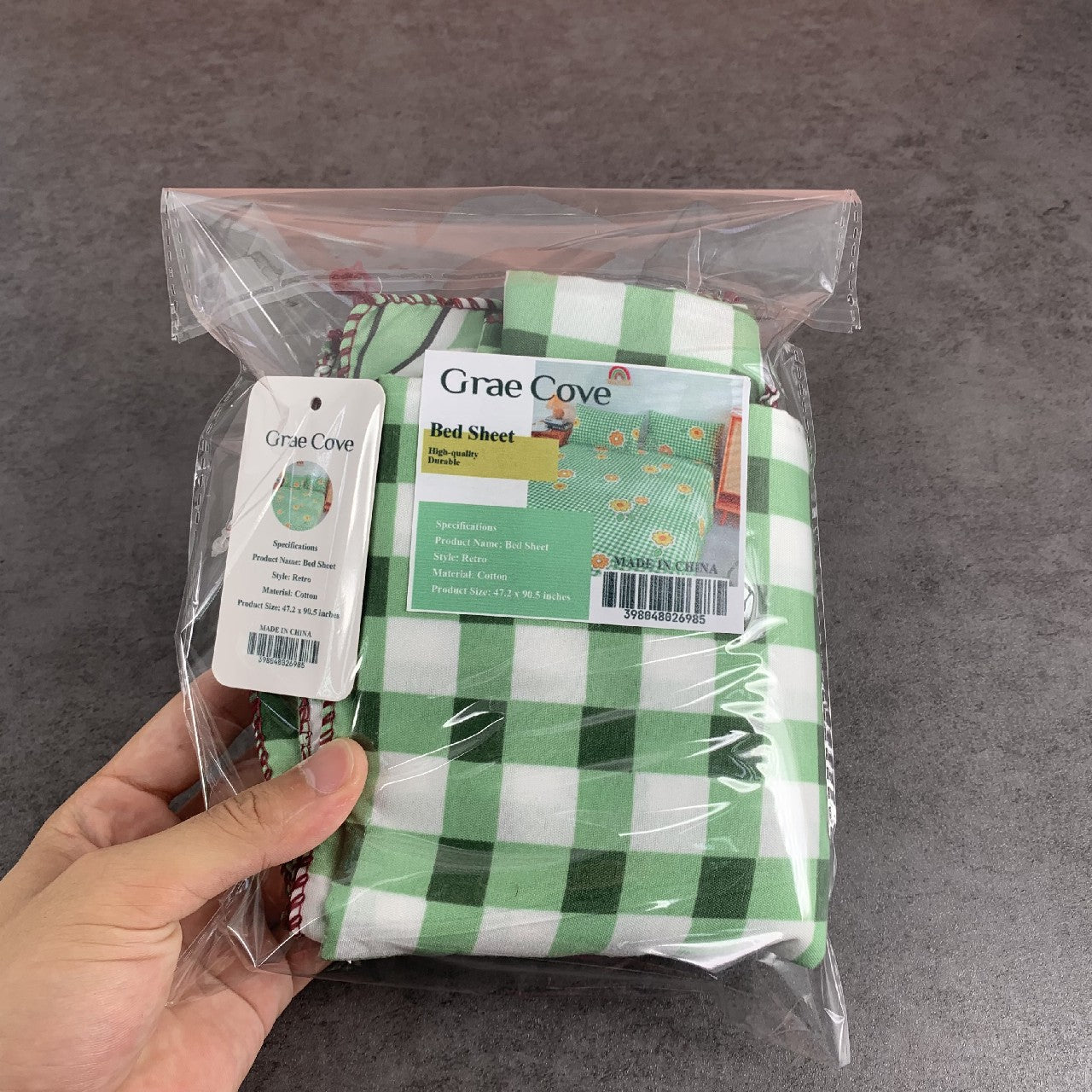 Grae Cove Simply Clean Soft Hypoallergenic Stain Resistant Bed Sheet