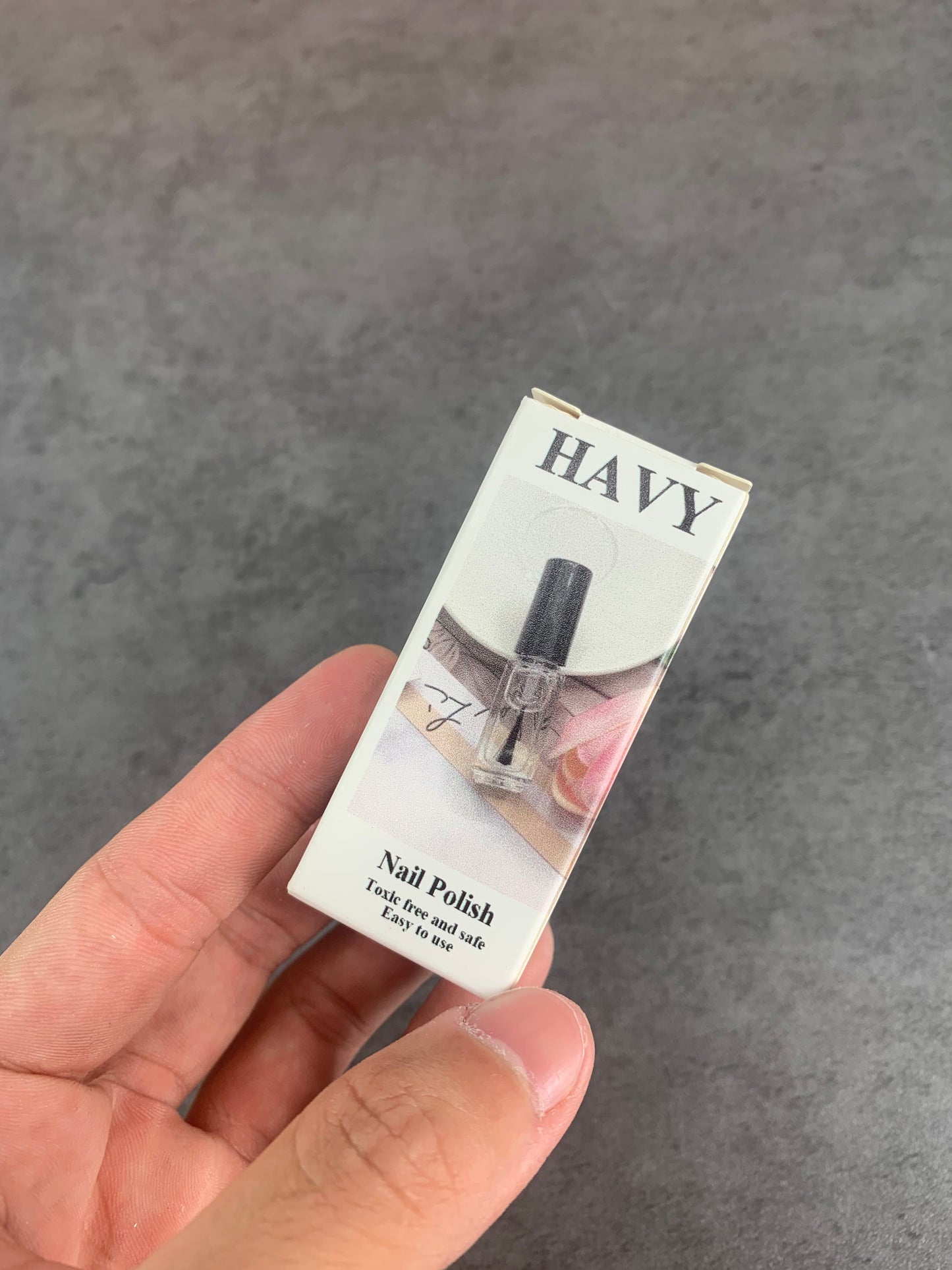 HAVY Non-Toxic Nail Polish - Easy Peel Off & Quick Dry, Organic Water Based Nail Polish