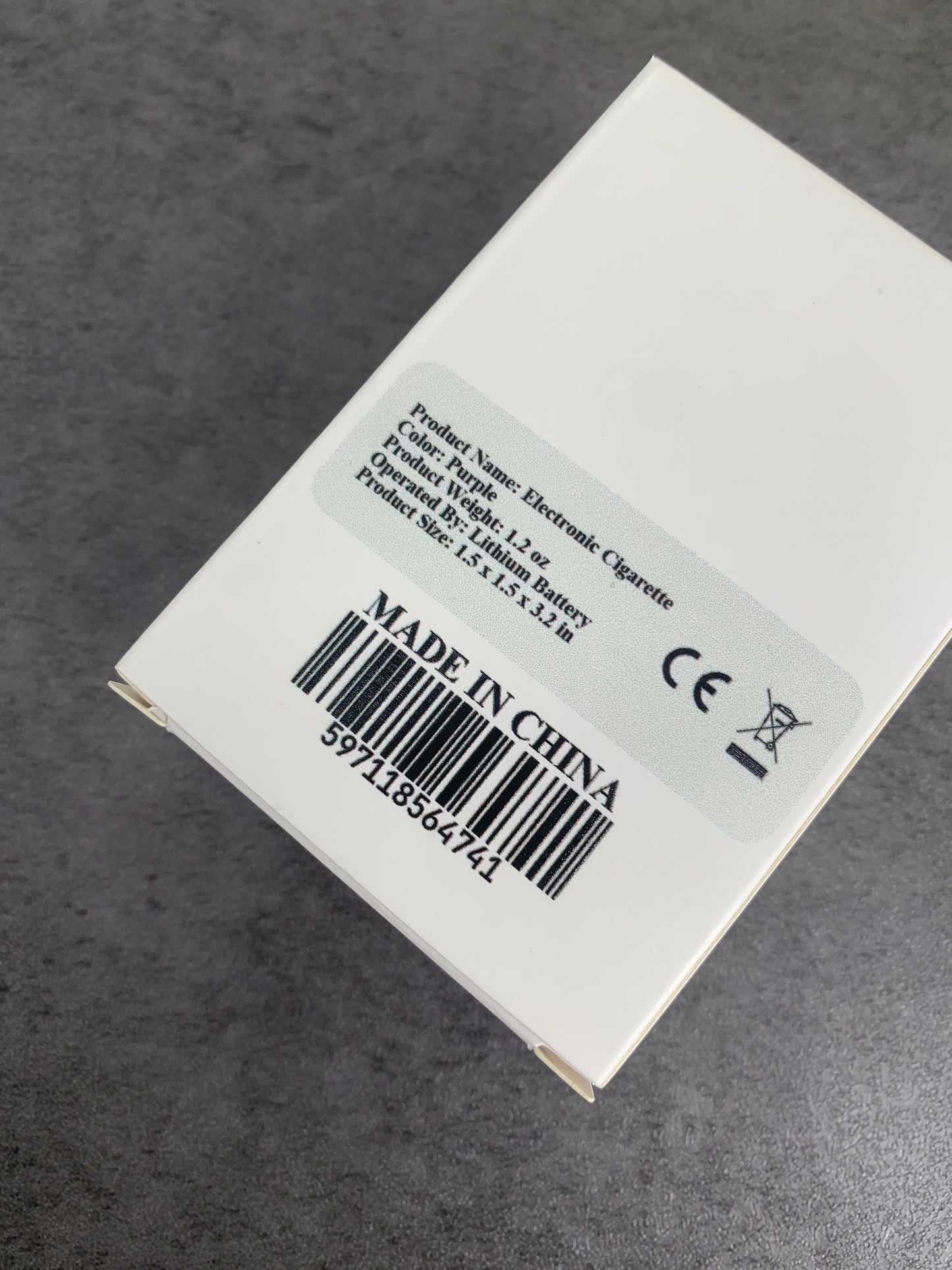 Feisty Light Nicotine Grape Flavor Electronic Cigarette in Purple