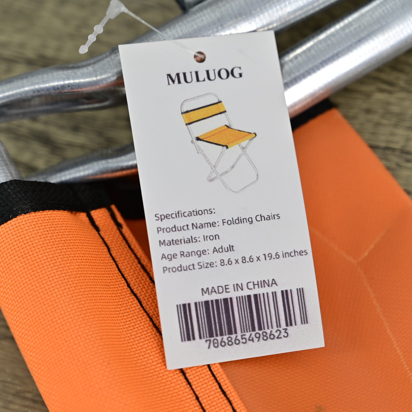 MULUOG Outdoor Portable Folding Fishing Chair Picnic Camping Stool