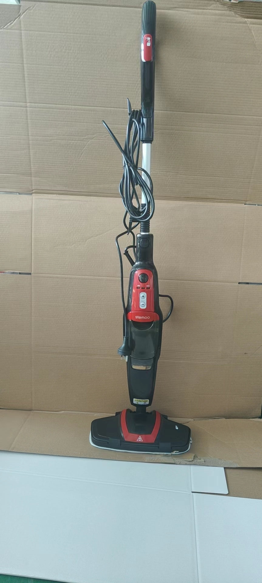 STEMOO Lift-Away Upright Vacuum Cleaner, For Carpet and Hard Floors, Perfect for Pets & Multi-Surface Cleaning Orange