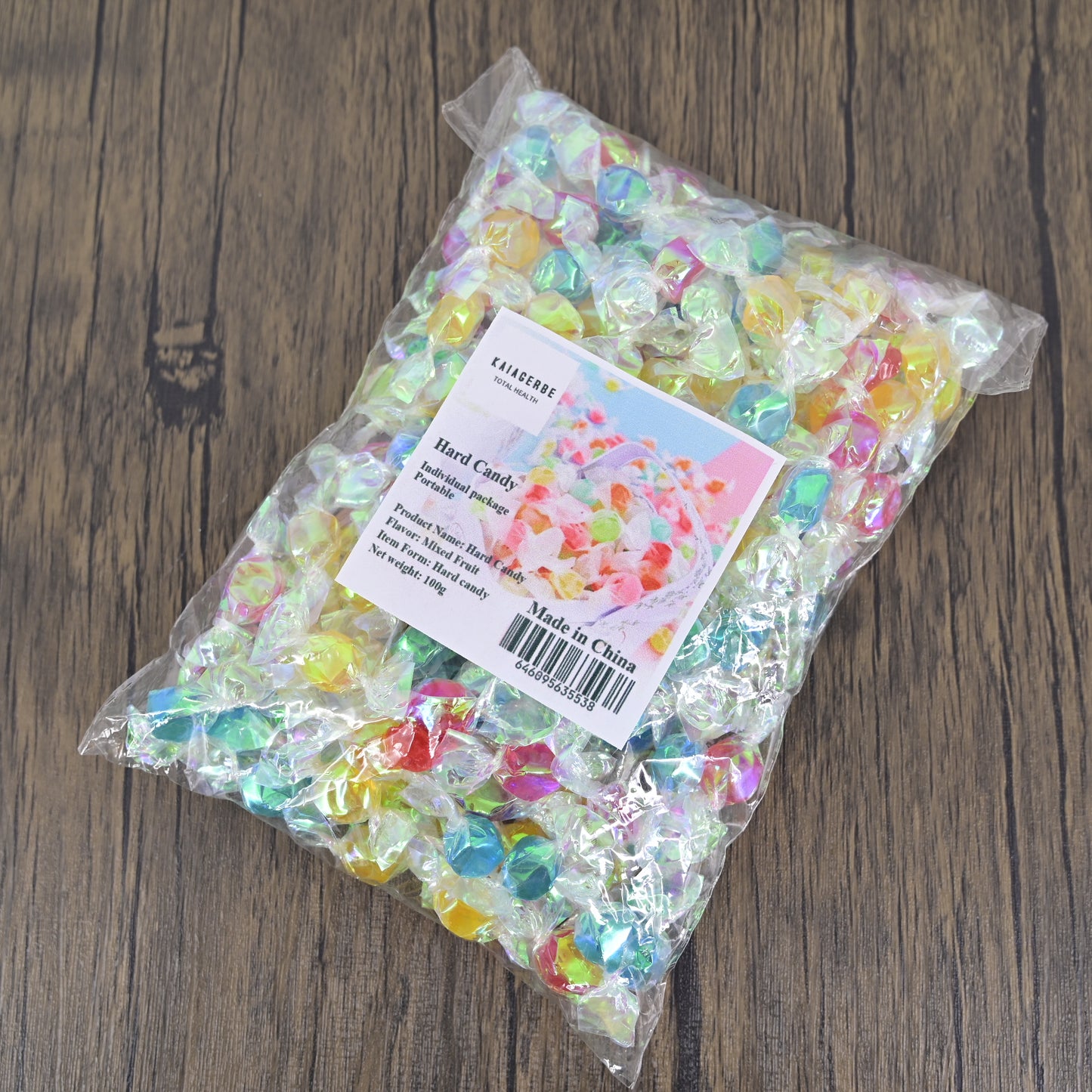 KAIAGERBE TOTAL HEALTH Mixed Fruit Flavored Hard Candy Snacks Sugar Wedding Sugar