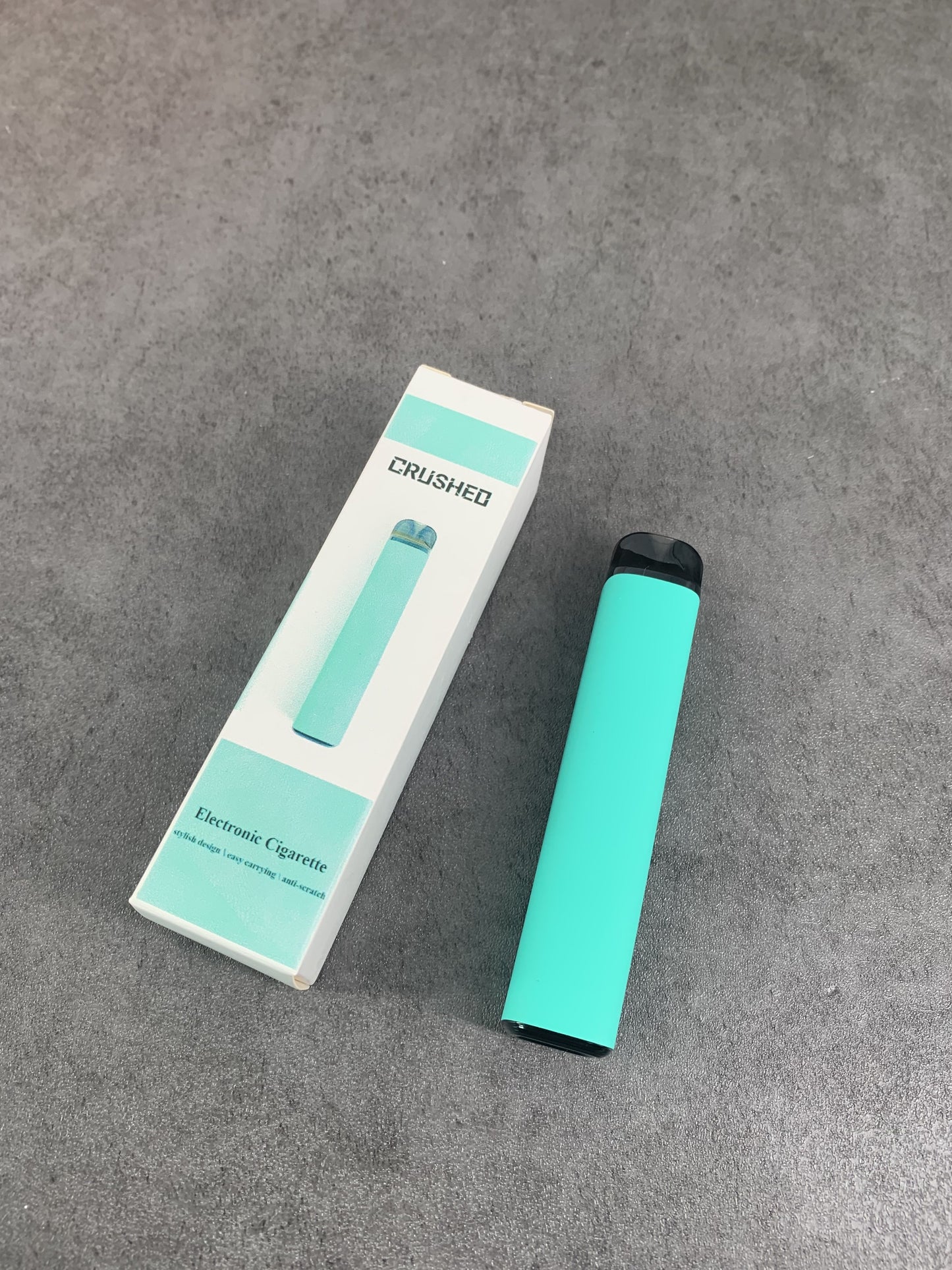 CRUSHED Light Nicotine Fruit Flavor Content E-cigarettes in Green