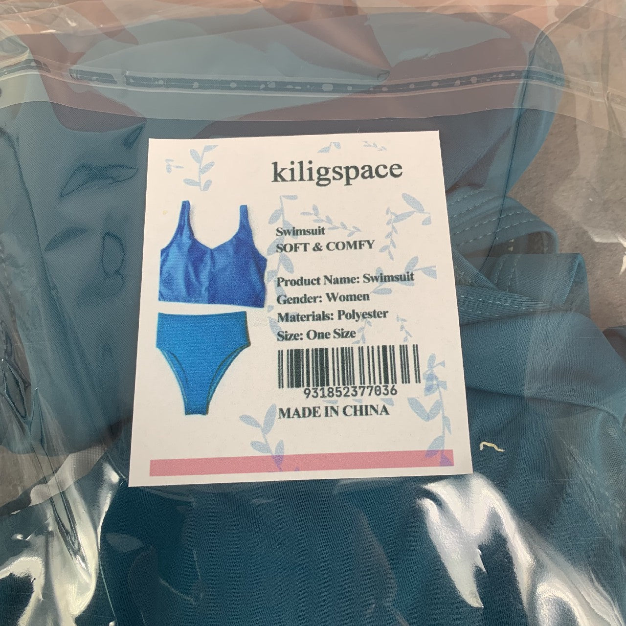 kiligspace Swimwear For Women Solid Color Swimsuit Set