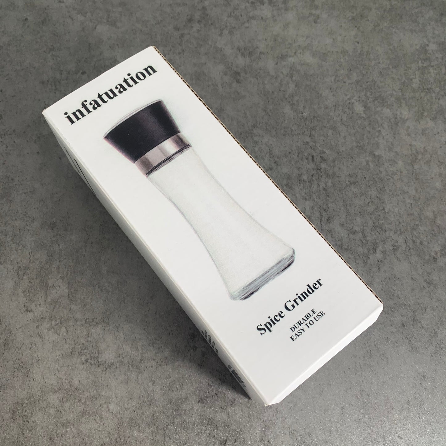 infatuation Manual Spice Grinder, Best Spice Mill with Blades and Adjustable Coarseness