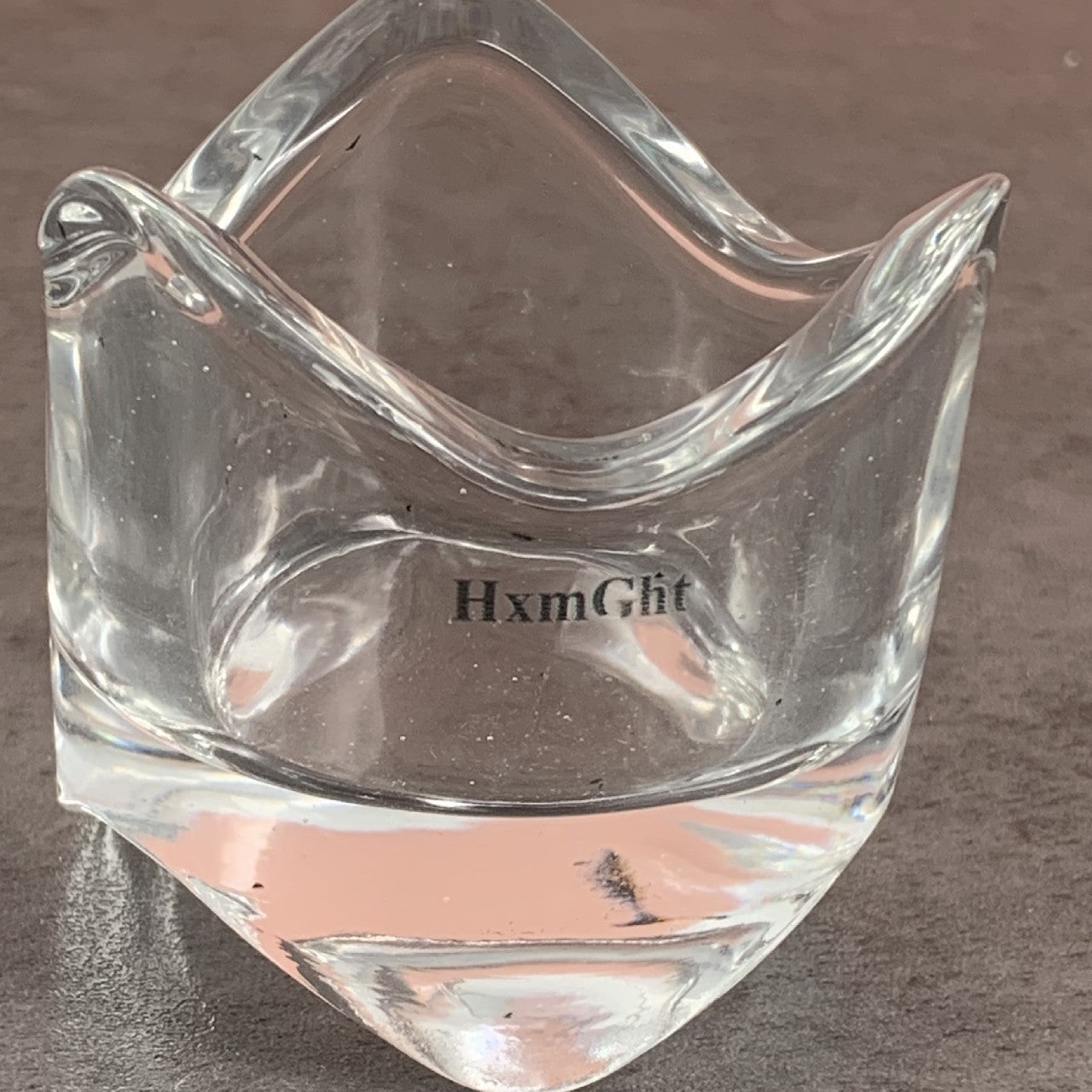 HxmGht Glass Candle Holder Fine Transparent Crystal Glass Candlestick Dining Home Decoration