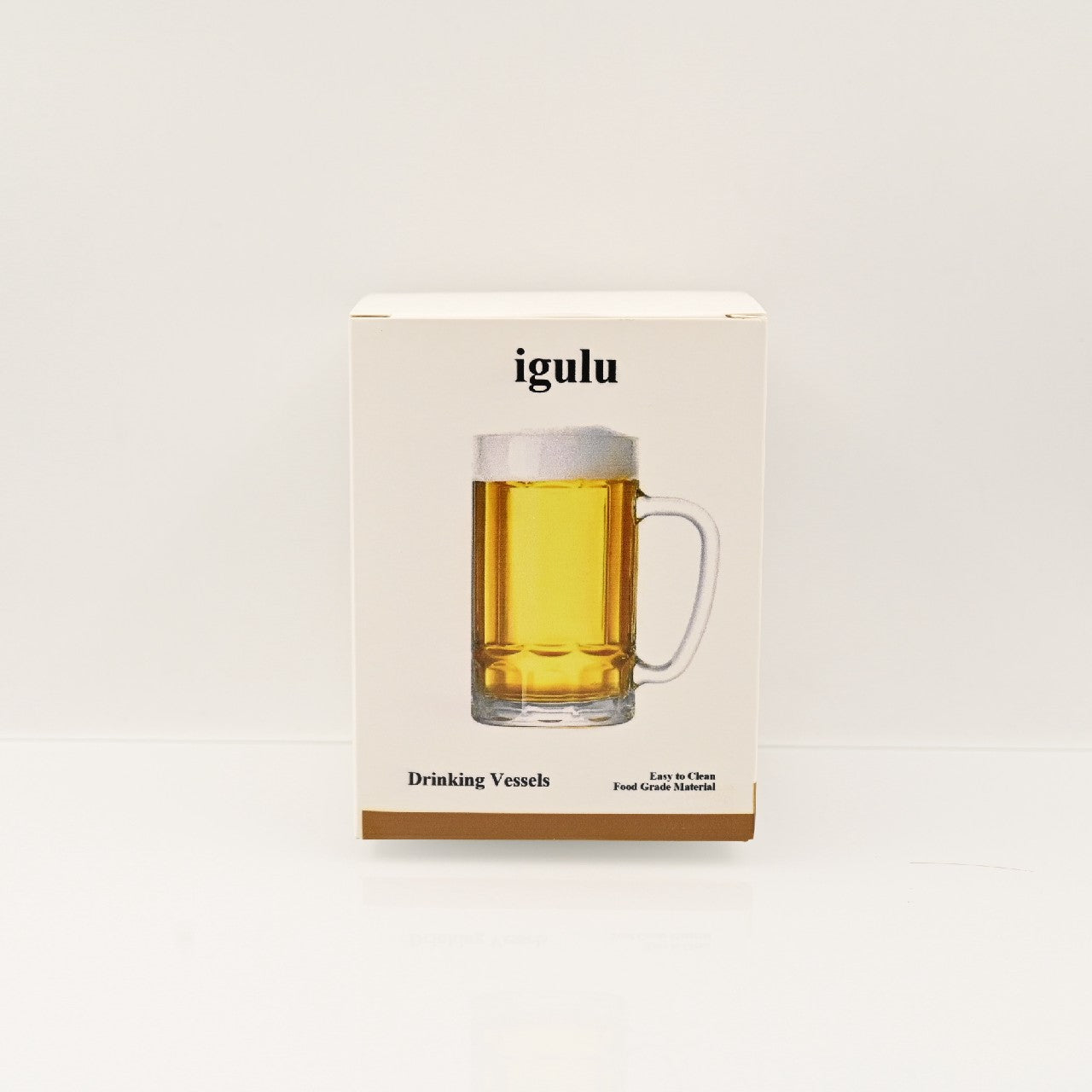 igulu Drinking Vessels Clear Glass Drinking Vessels for Cocktails, Beverage