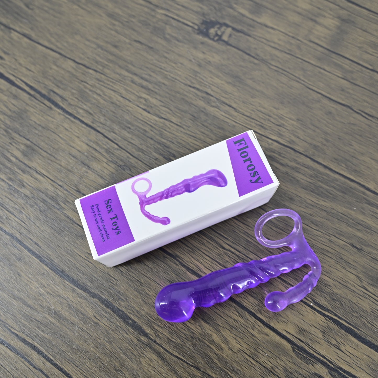 Florosy Non-electric Waterproof Female Vagina Sex Toys Dildos in Purple