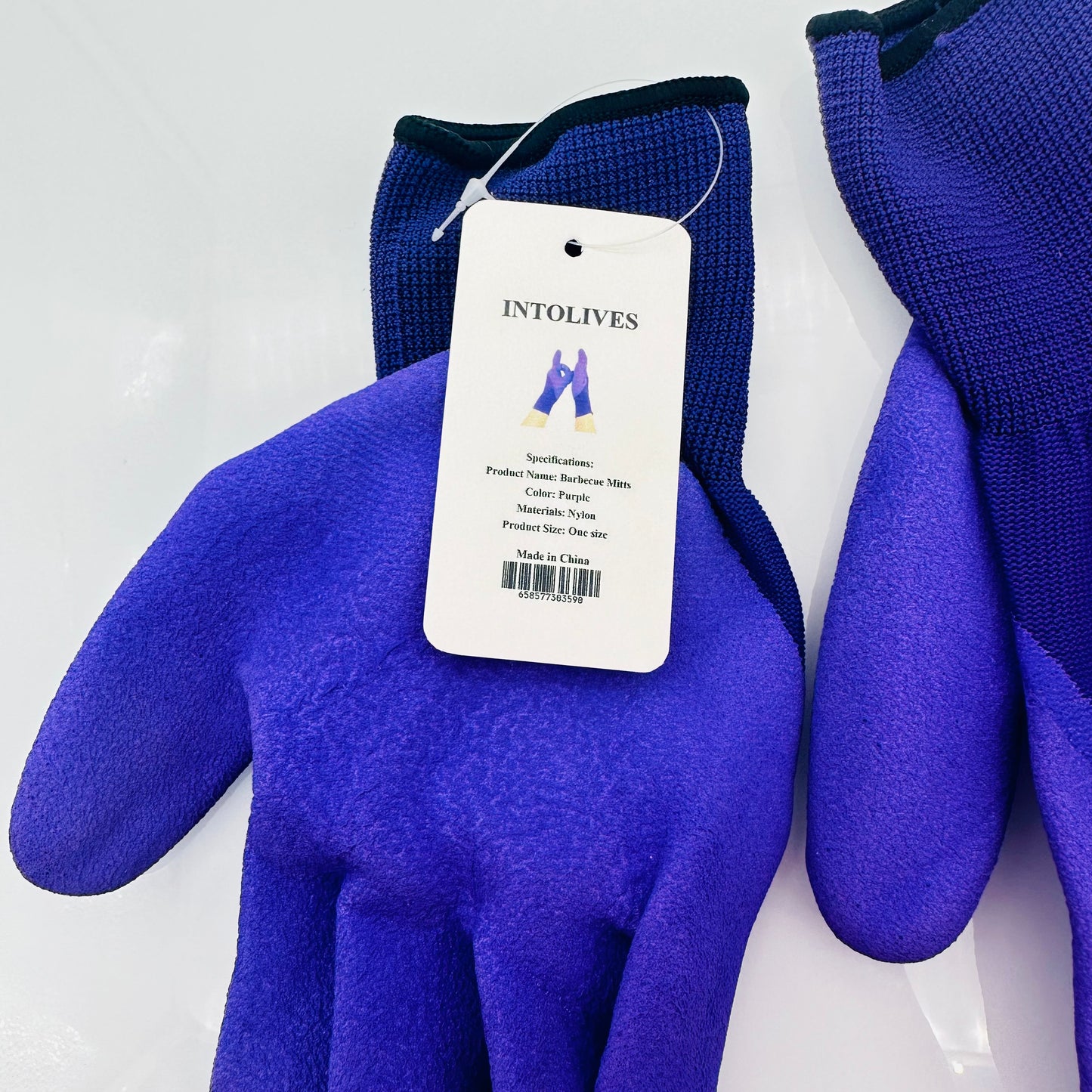 INTOLIVES Garden Gloves With Claws Garden Rubber Gloves