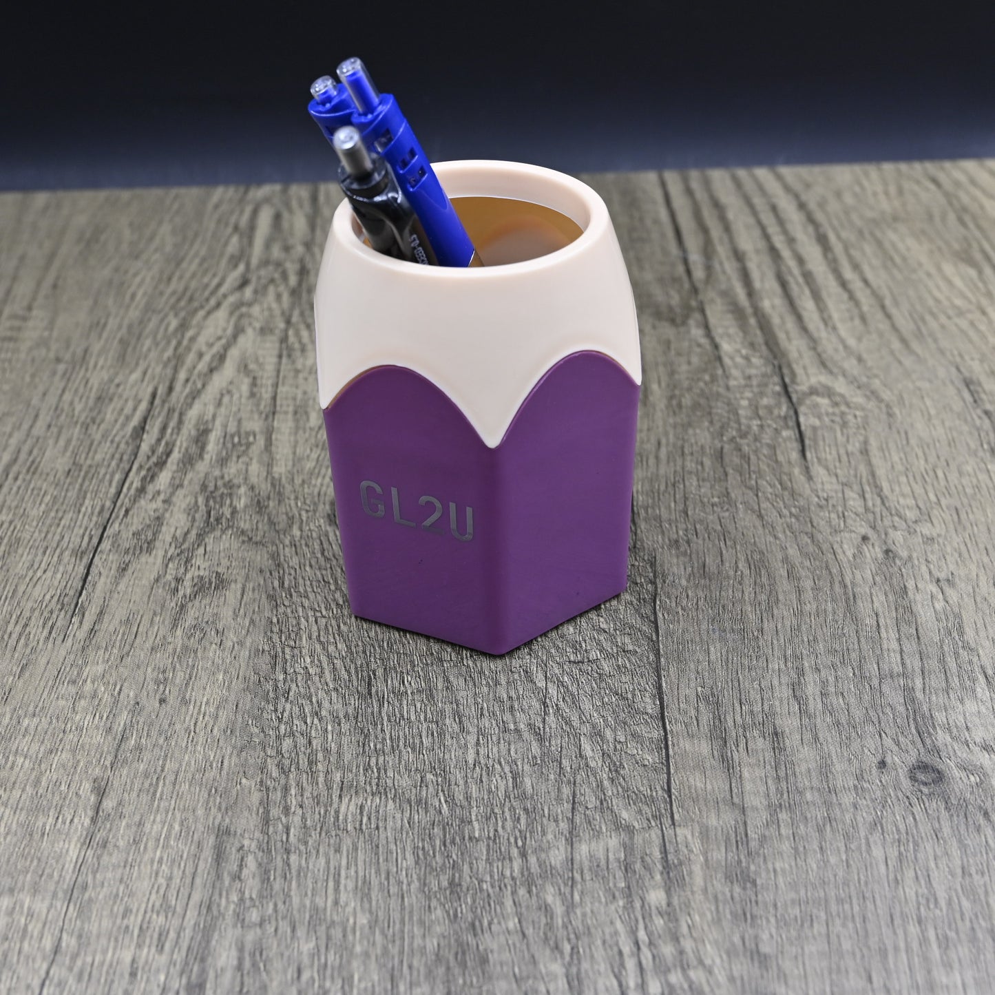 GL2U Pen Holder for Desk in Purple