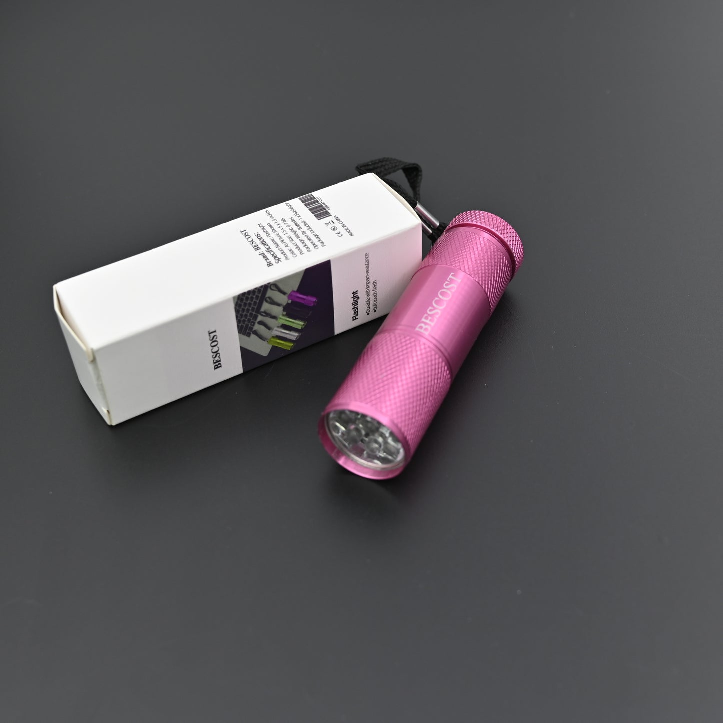 BESCOST Mini UV Flashlight 3W Aluminum Electric Flashlights