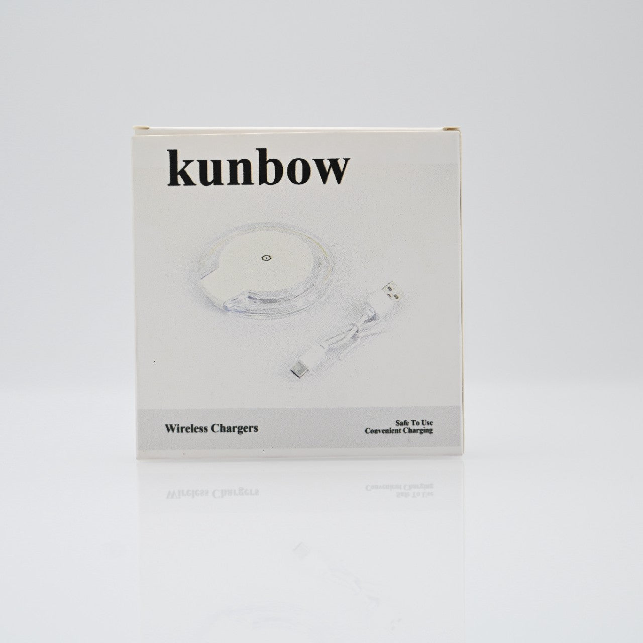 kunbow Fast Wireless Charger Pad Charging Quick Adapter In White