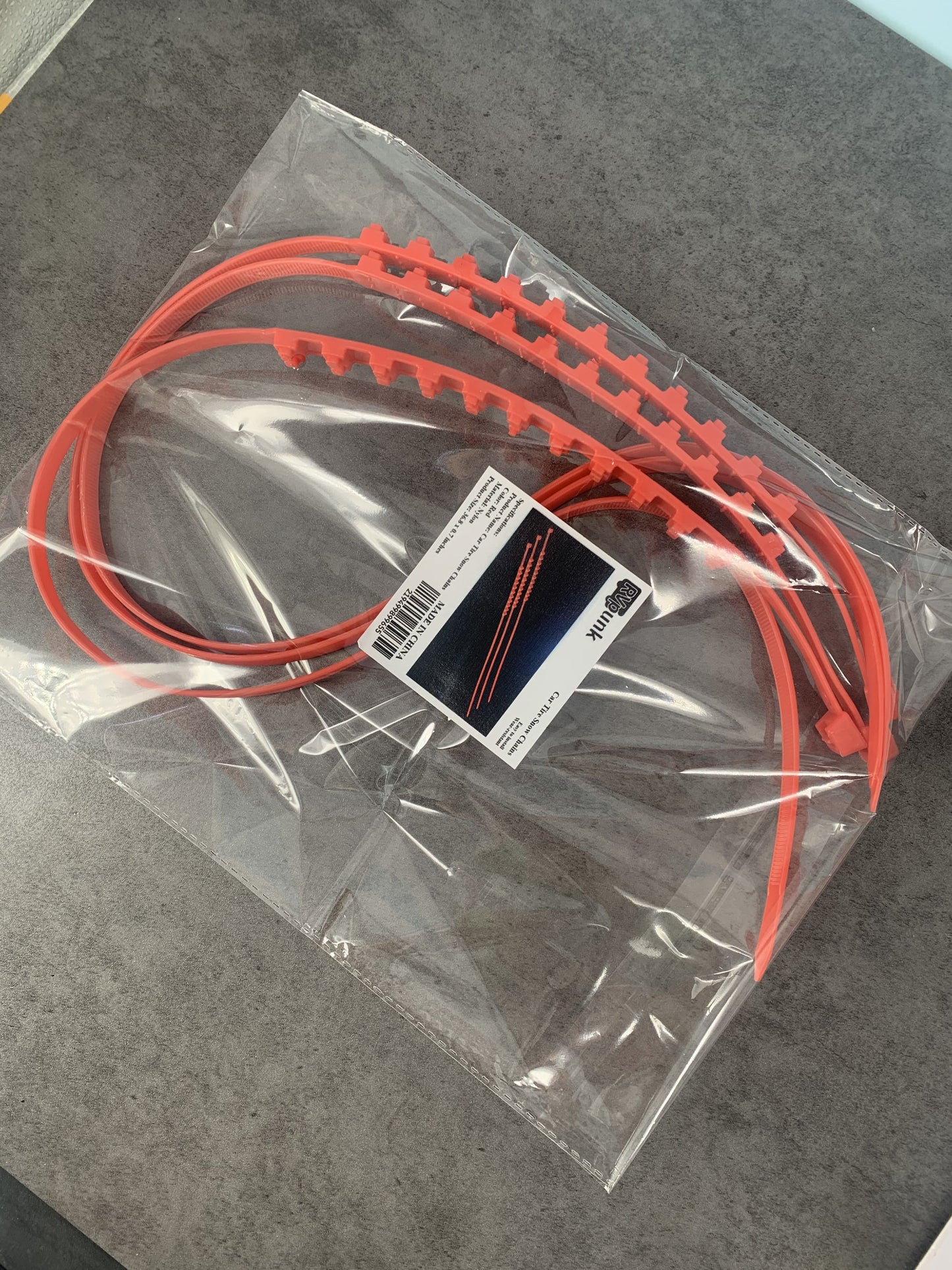 RVpunk Snow Chains, for Car Universal Anti-Skip Chains for SUV/Truck Winter Anti-Slip Snow Chain