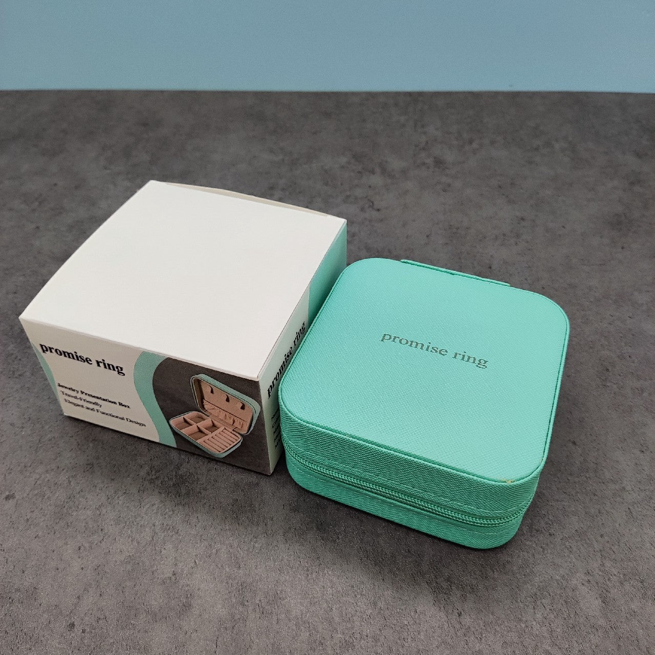 promise ring Elegant Jewelry Presentation Box Jewellry Display Box for Earring/Necklace