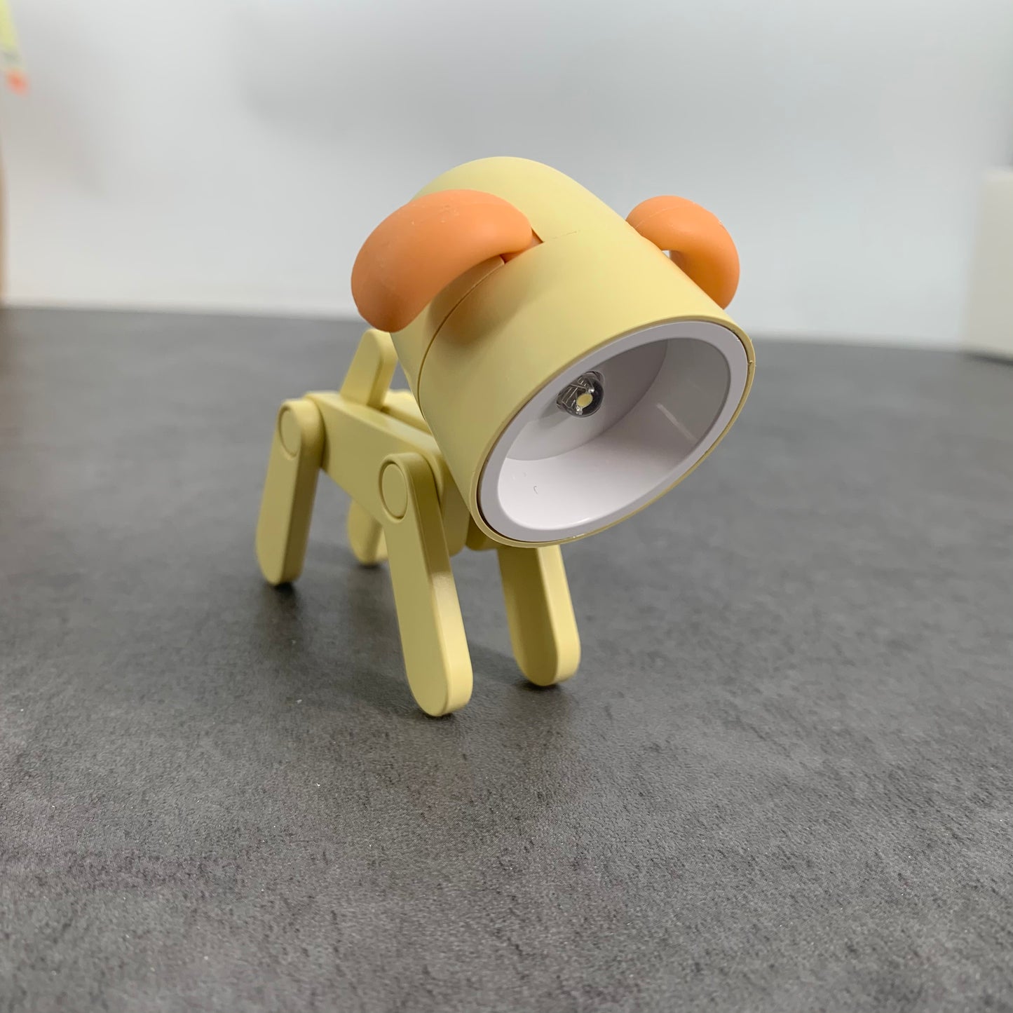 RADIENTSUN Yellow Cartoon Cute Mini Desk Lamp for Home Office