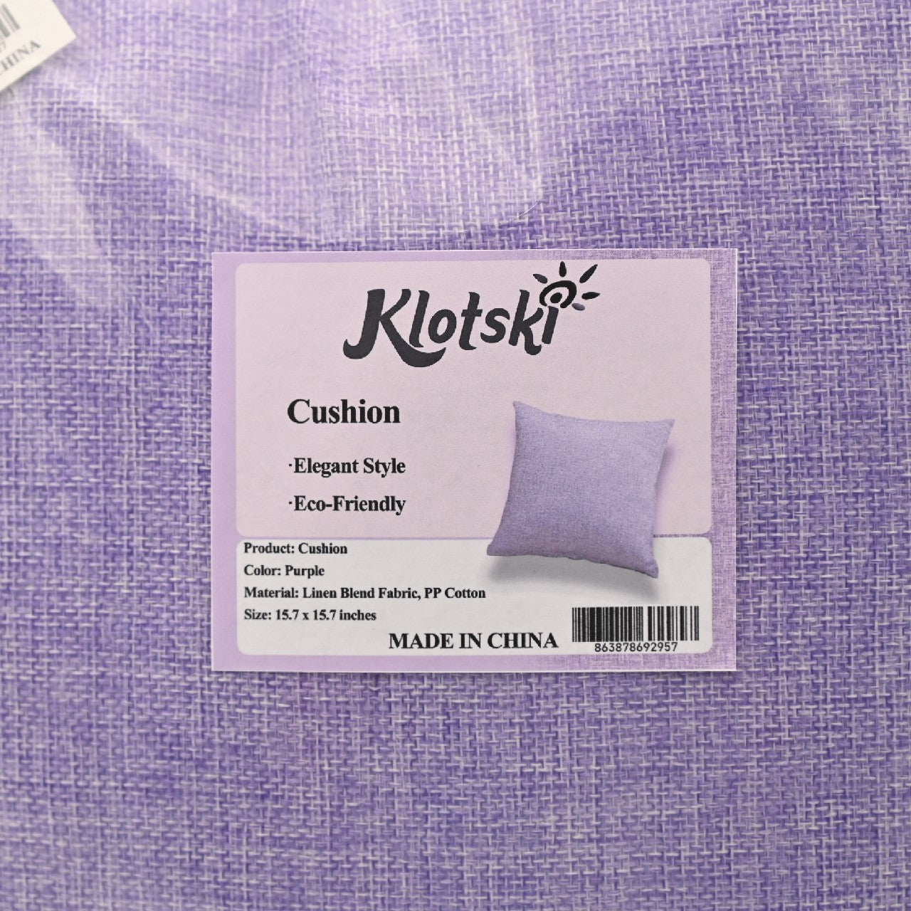Klotski Soft Cushion Decorative Throw Pillow Cushion for Home Décor