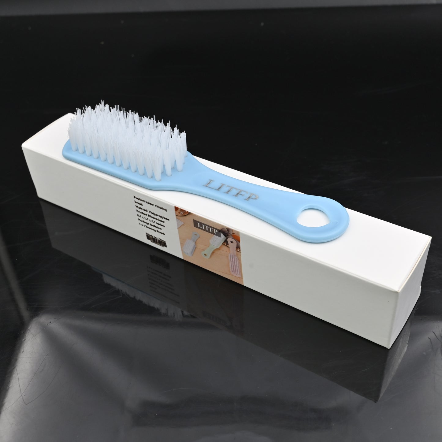 LITFP Household Cleaning Brushes for Shoes in Blue