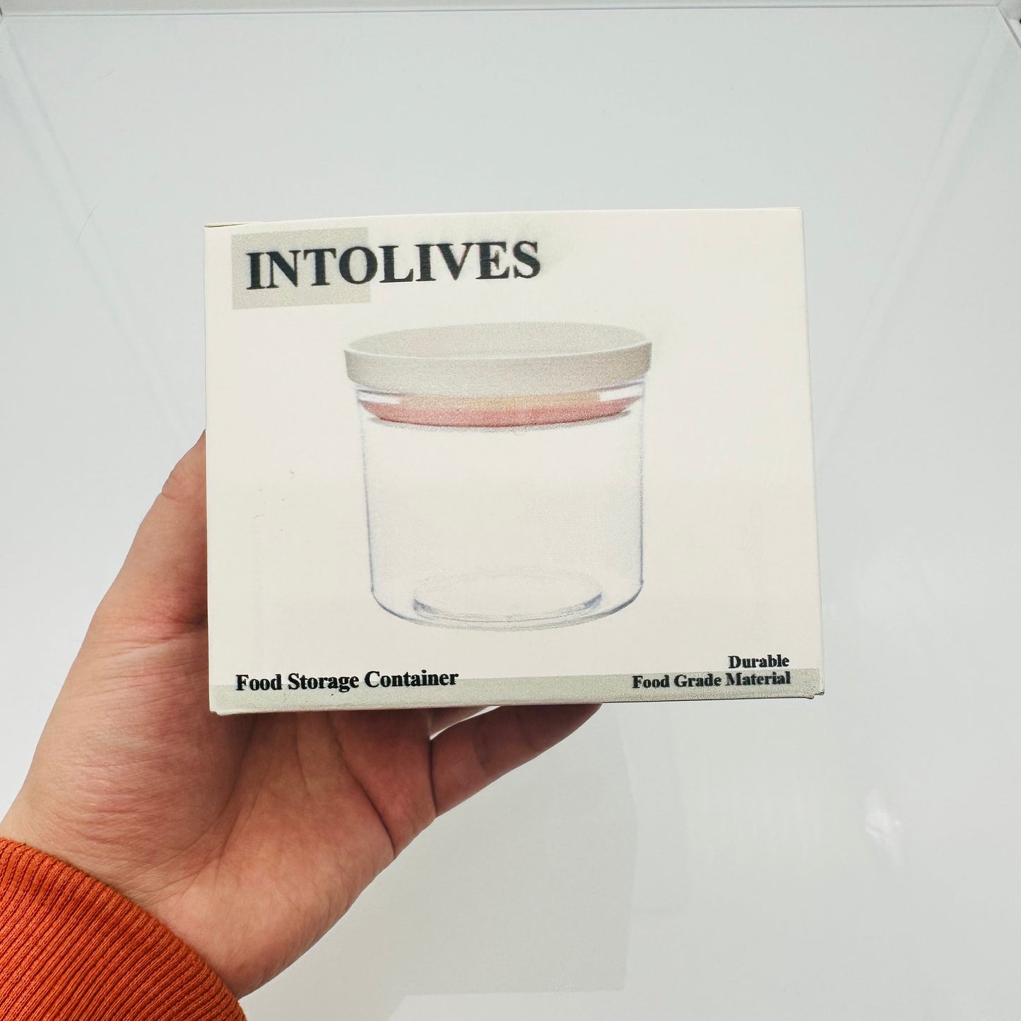 INTOLIVES Reusable Microwave Dishwasher Safe Leakproof Food Meal Prep Containers in Pink