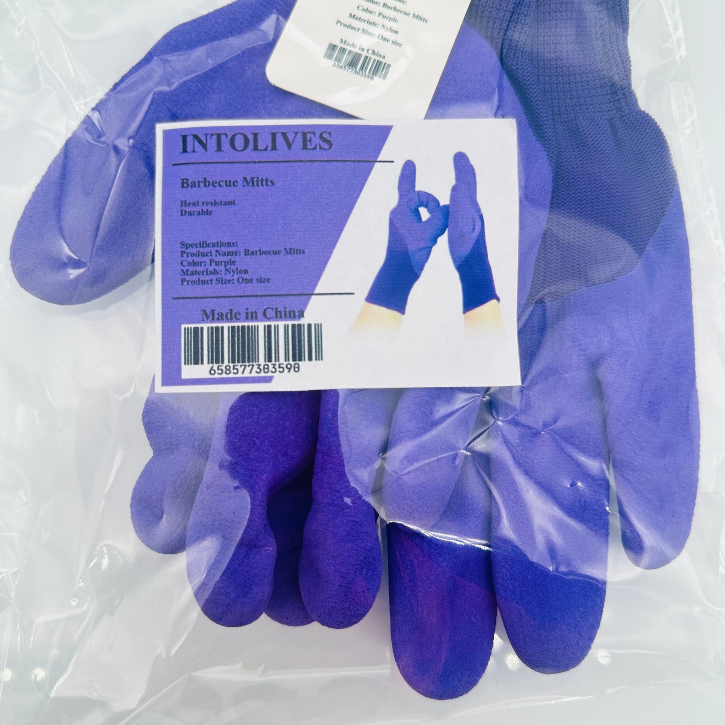 INTOLIVES Garden Gloves With Claws Garden Rubber Gloves