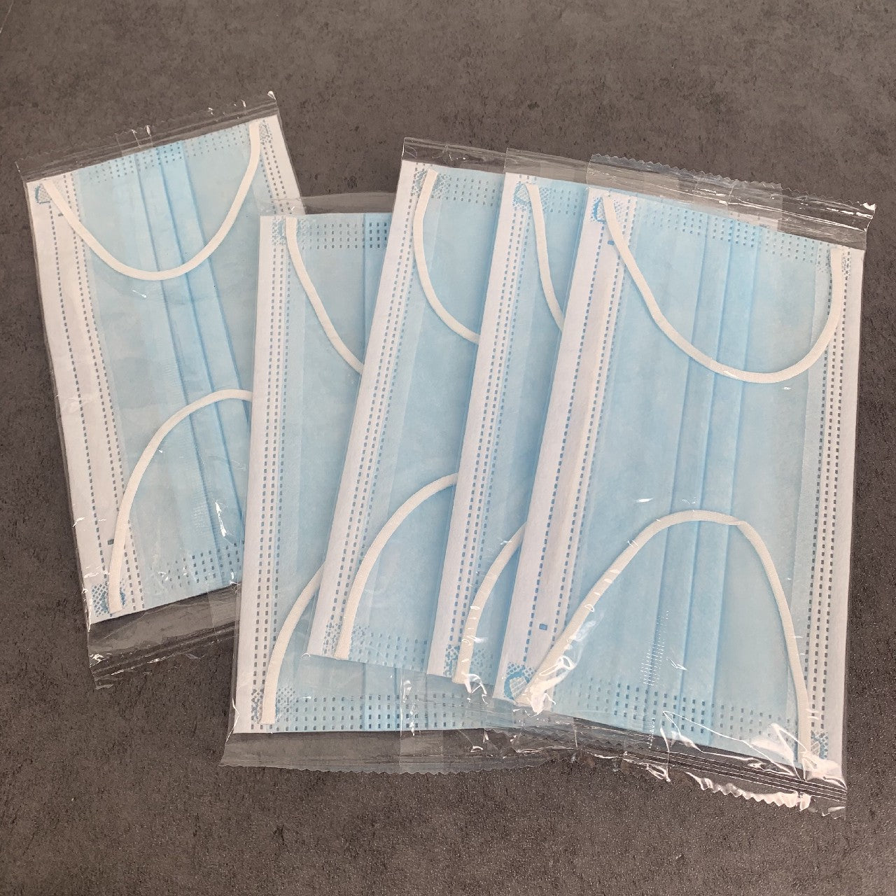 WINBUDS Single Use Disposable Blue Face Mask For Home, Office, School, and Outdoors