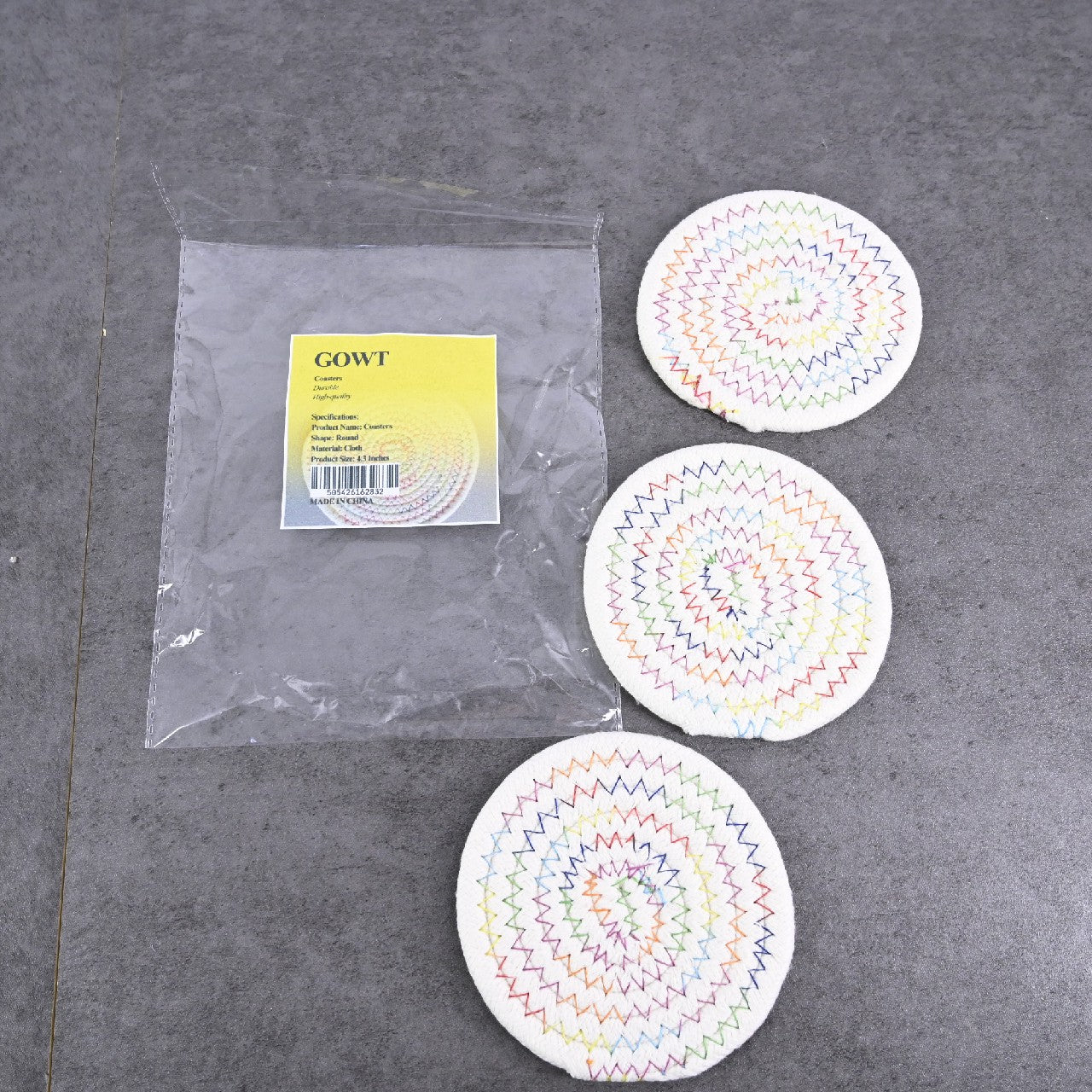 GOWT Coasters for Tabletop Protection for Drinks, Heat-Resistant Coasters