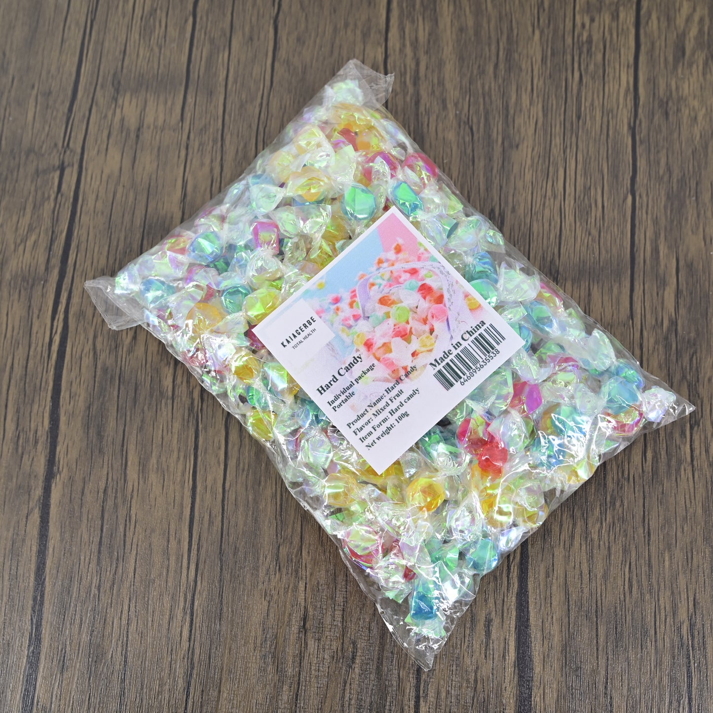 KAIAGERBE TOTAL HEALTH Mixed Fruit Flavored Hard Candy Snacks Sugar Wedding Sugar