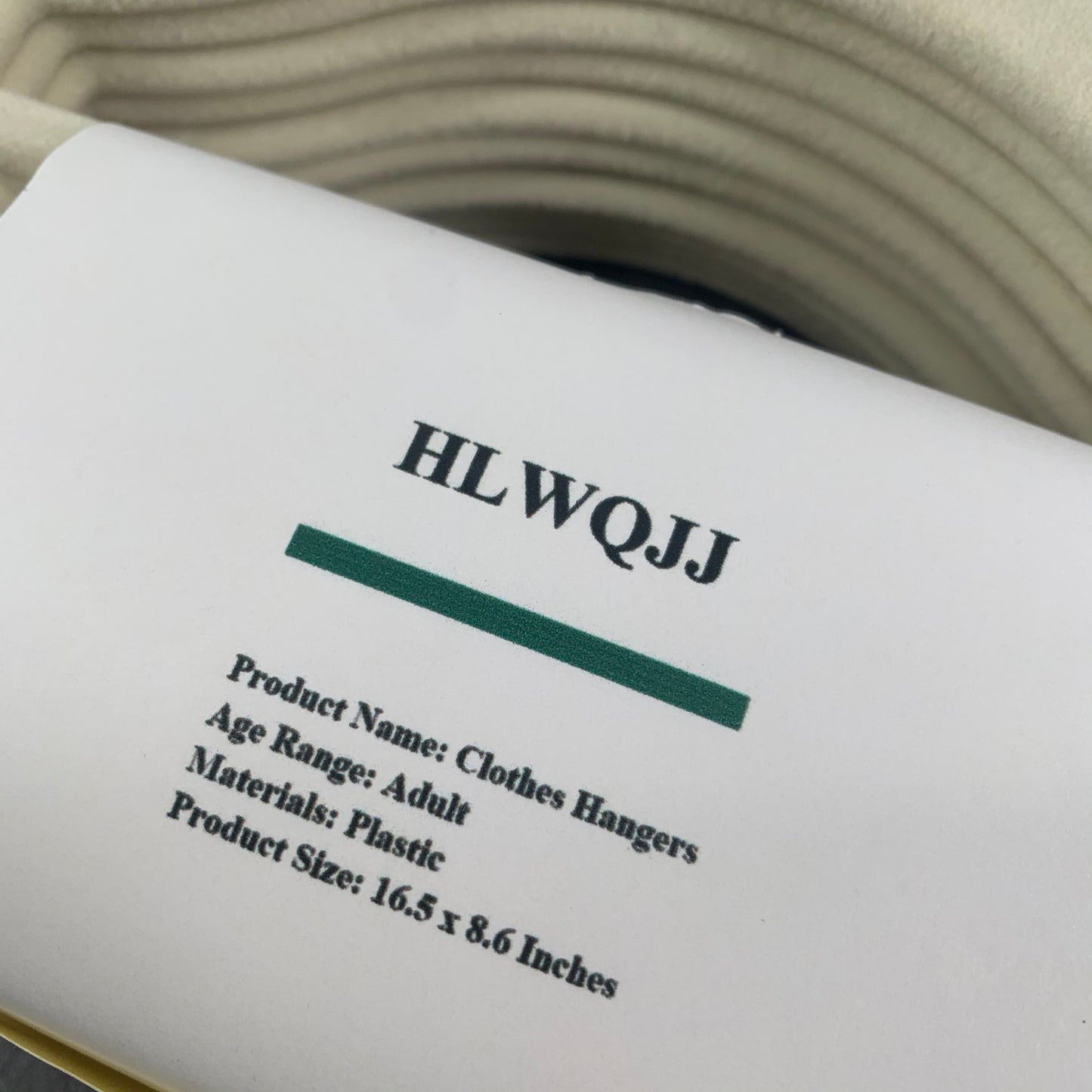 HLWQJJ 10 Pcs High-Grade Flocking Hanger Magic Hanger Seamless Non-Slip Adult Plastic Hanger